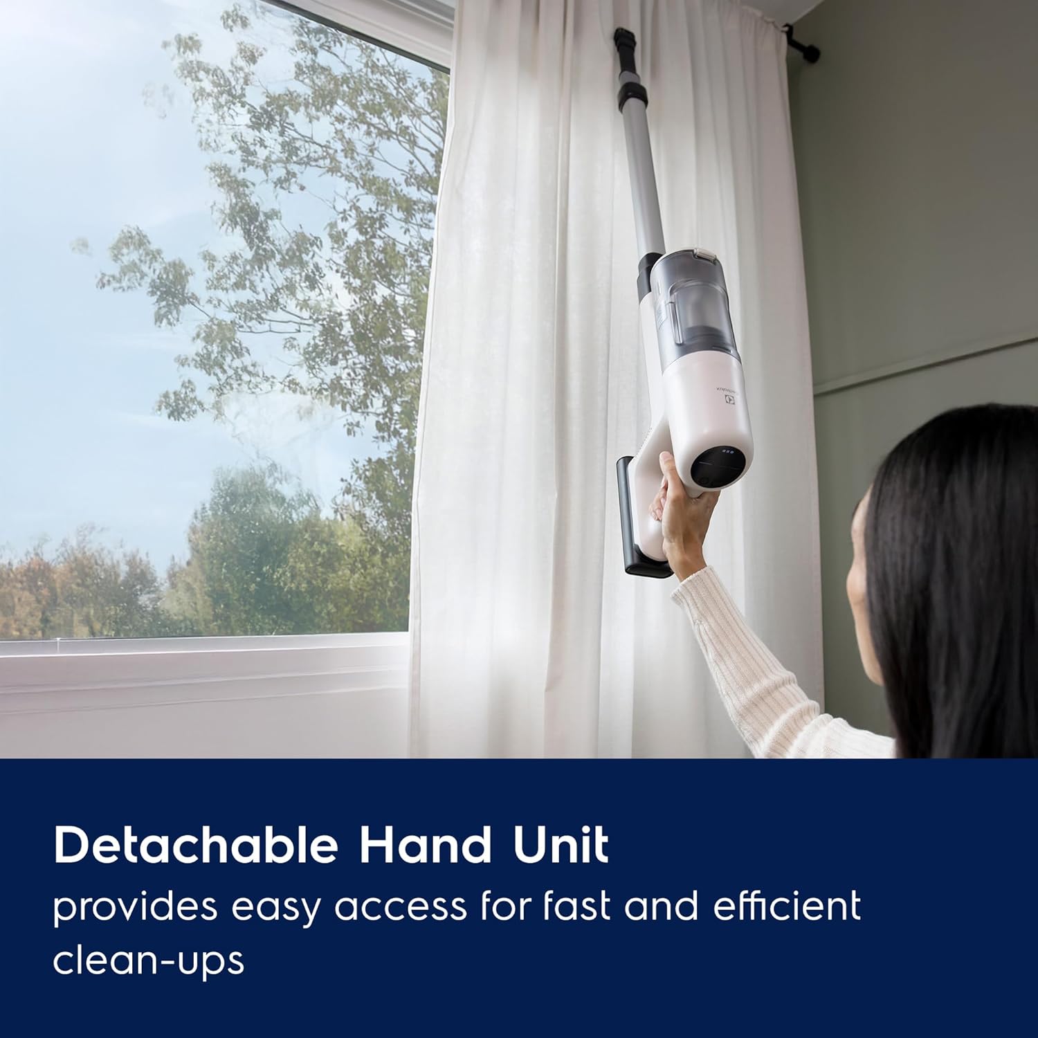 Electrolux Ultimate600 Complete Home Cordless Stick Vacuum with 3 Specialized Nozzles (Multi-Surface, Hard Floor & Pet), 50-Minute Run Time, 3 Power Modes, White - Image 9