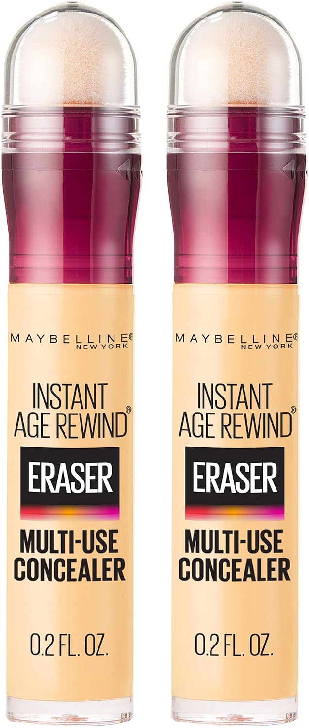 Maybelline Instant Age Rewind Eraser Dark Circles Treatment Multi-Use Concealer, Neutralizer, 0.2 Fl Oz (Pack of 2) - Image 2