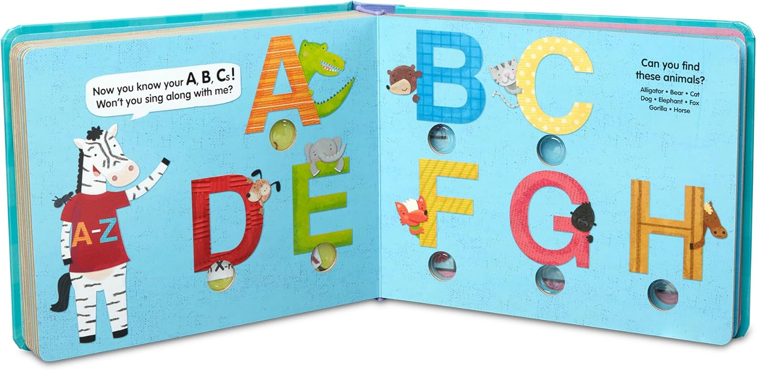 Melissa & Doug Children's Book - Poke-a-Dot: An Alphabet Eye Spy (Board Book with Buttons to Pop) - FSC Certified - Image 6