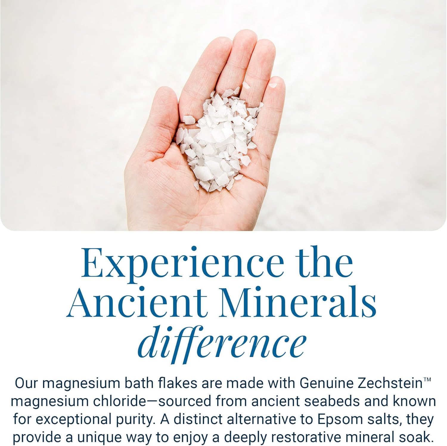Ancient Minerals Magnesium Bath Flakes - Magnesium Lotion and Lotion Ultra with MSM - Pure Genuine Zechstein Chloride - Image 4