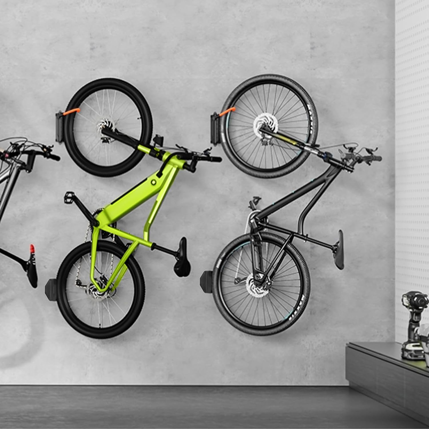Swivel Bike Wall Mount, Garage Bike Rack Wall Mount, Bike Rack for Garage, Heavy-duty Bike Wall Mount Swivel Bike Rack for MTB, Road, eBike, Holds Up to 66 Lbs, 1 Pack - Image 10