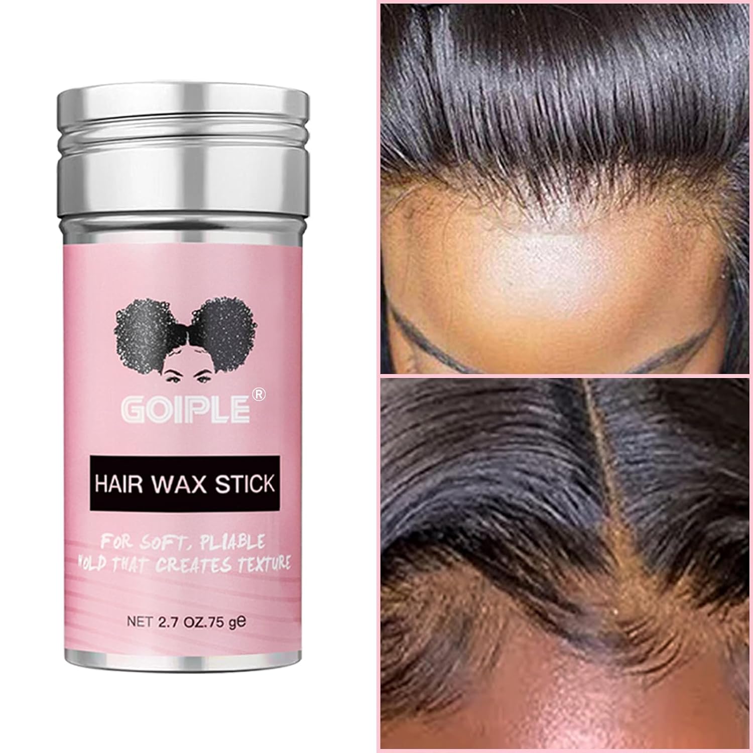 Strong Hold Non-Greasy Edge Control Gel and Wax Stick with Hair Comb for All Hair Types - No Flaking Edge Wax for Styling Black Hair Wigs - Image 8