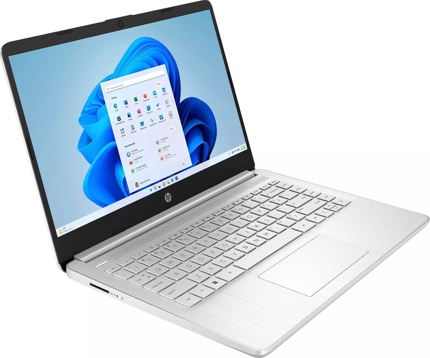 HP 14" Laptop for Student Business, with Office Lifetime License & Windows 11 Pro, Intel Dual-Core N4120, 16 GB RAM, 384 GB Storage(128GB eMMC+256GB Micro SD), Ultra Light, Webcam, WiFi, HDMI, Silver - Image 6