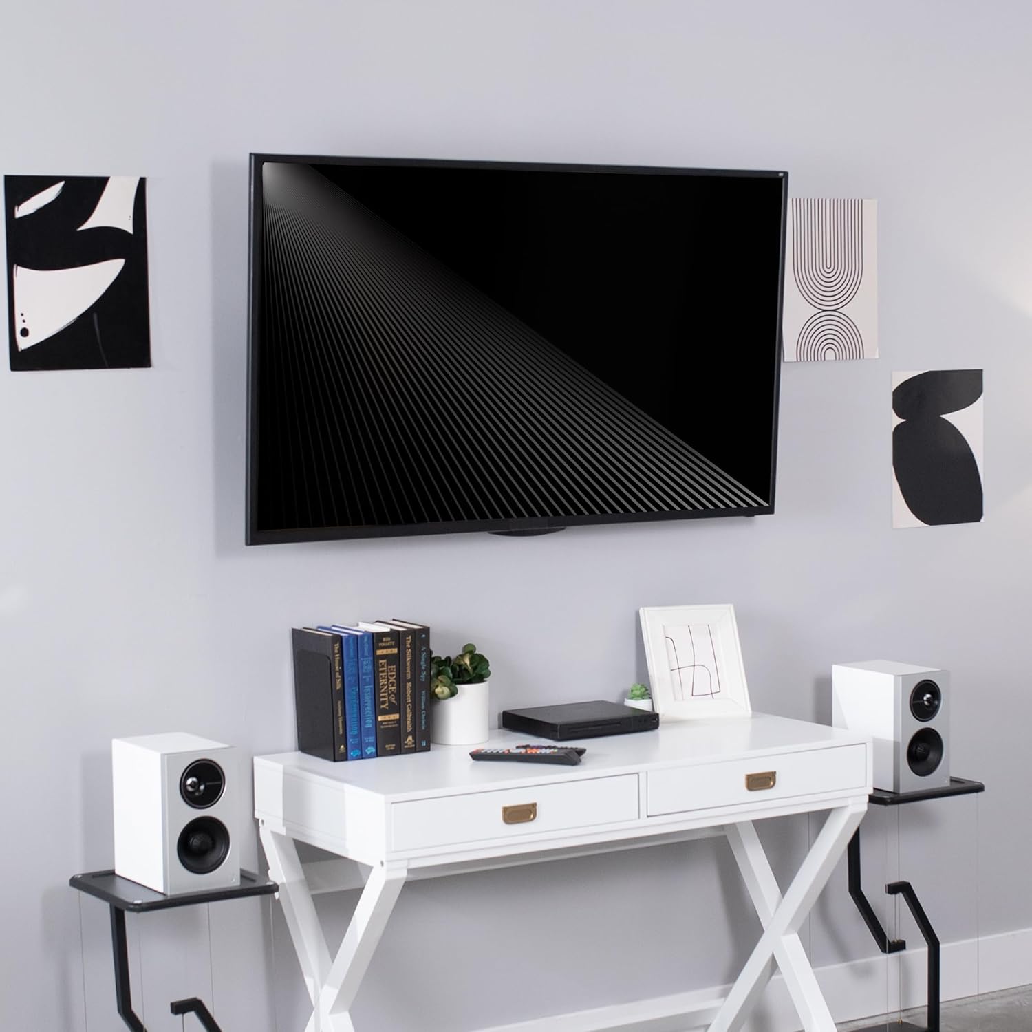 VIVO Counterbalance 40 to 70 inch LCD LED Plasma Screen TV Wall Mount, Above Fireplace Height Adjustable Pneumatic Spring Fully Articulating Bracket, Silver, MOUNT-VW03G - Image 10