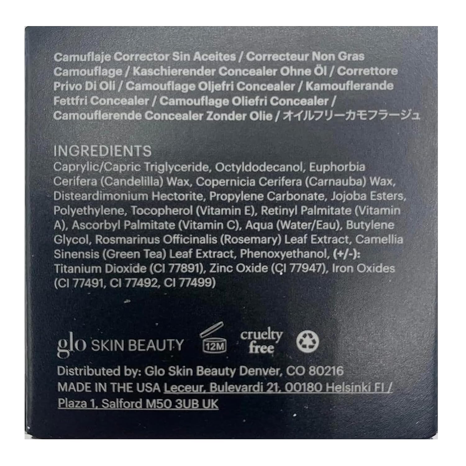 Glo Skin Beauty Oil-Free Camouflage Concealer - Correct and Conceal Imperfections, Blemishes & Dark Spots, Nourishing Makeup for a More Even Complexion (Natural) - Image 10
