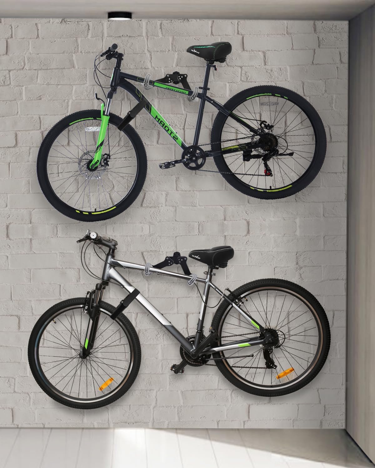 Bike Wall Mount, Horizontal Bike Wall Hanger, Adjustable Bike Indoor Storage Rack Hook, Heavy Duty Storage Holder for Bicycle in Home or Garage (1 Pack) - Image 8