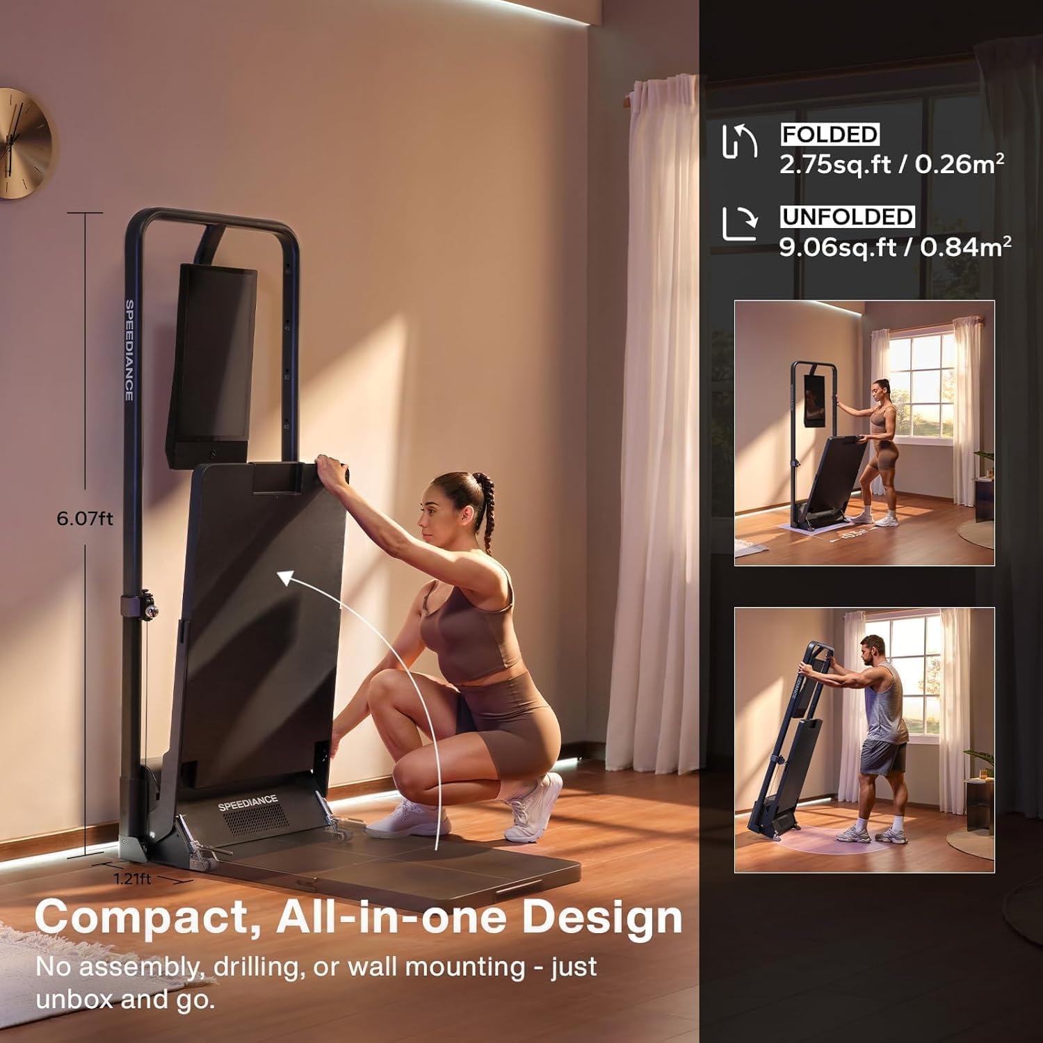 Home Gym, Smart AI-Powered Multi-Functional Smith Machine for Full Body Strength Training, All-in-one Gym Equipment, Digital Weight System, Workout Station, Squat Rack, Gym Monster 2 - Image 8