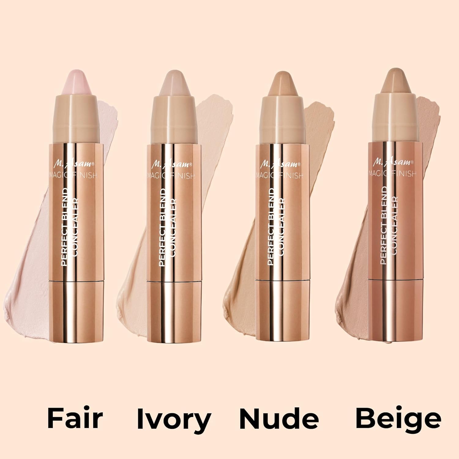 M. Asam MAGIC FINISH Perfect Blend Concealer Nude (0.1 Oz) - concealer perfects & conceals blemishes & imperfections, make-up with adjustable coverage & instant blur effect, vegan - Image 8