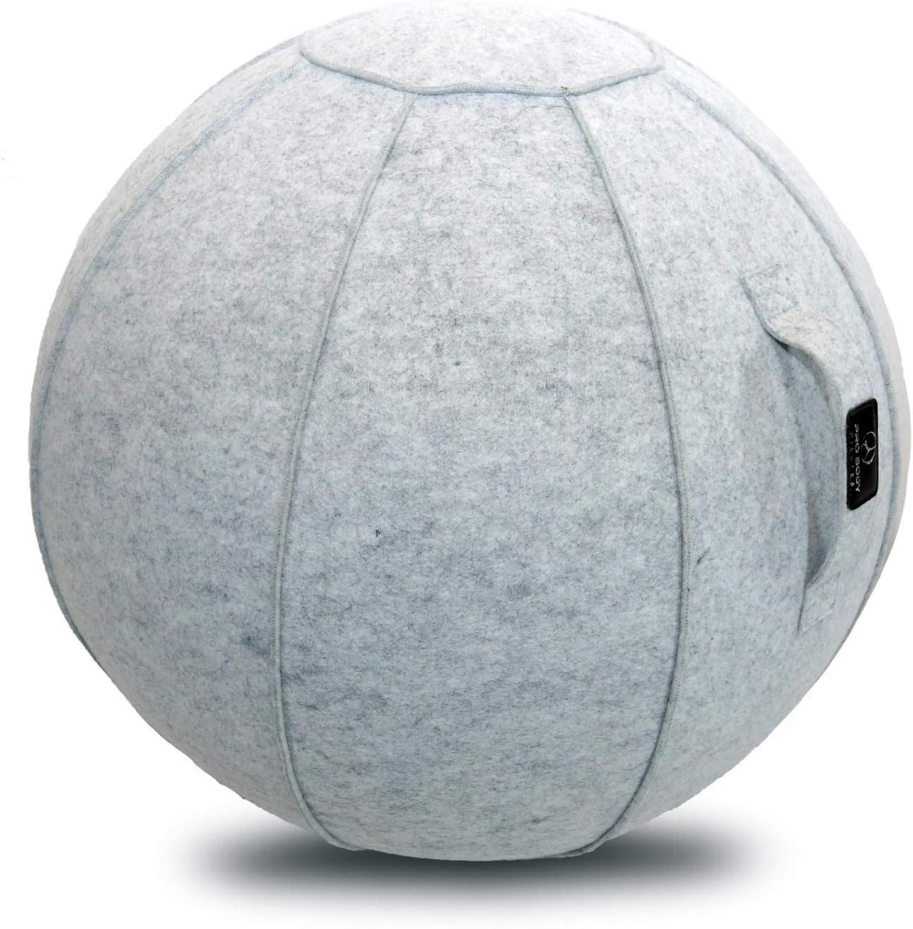 ProBody Pilates Yoga Ball Chair - Exercise Ball Chair for Office Desk with Cover for Posture Support (24 in) - Image 2