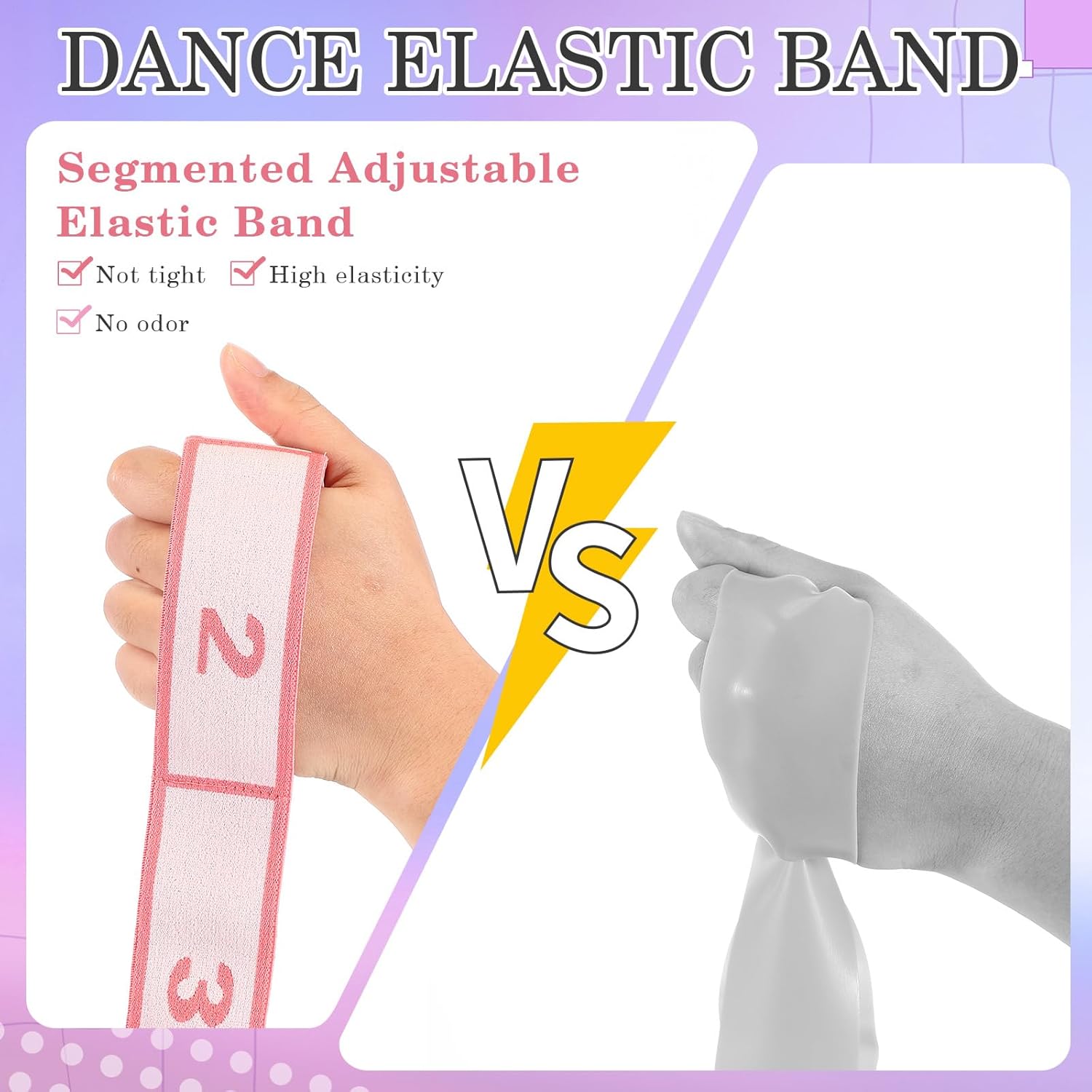 Stretch Strap for Kids Elastic Gymnastics Stretching Ballet Dance Band with 8 Loops Adjustable Exercise Training Resistance Strap for Children Stuff Pilates Latin Yoga Equipment - Image 4
