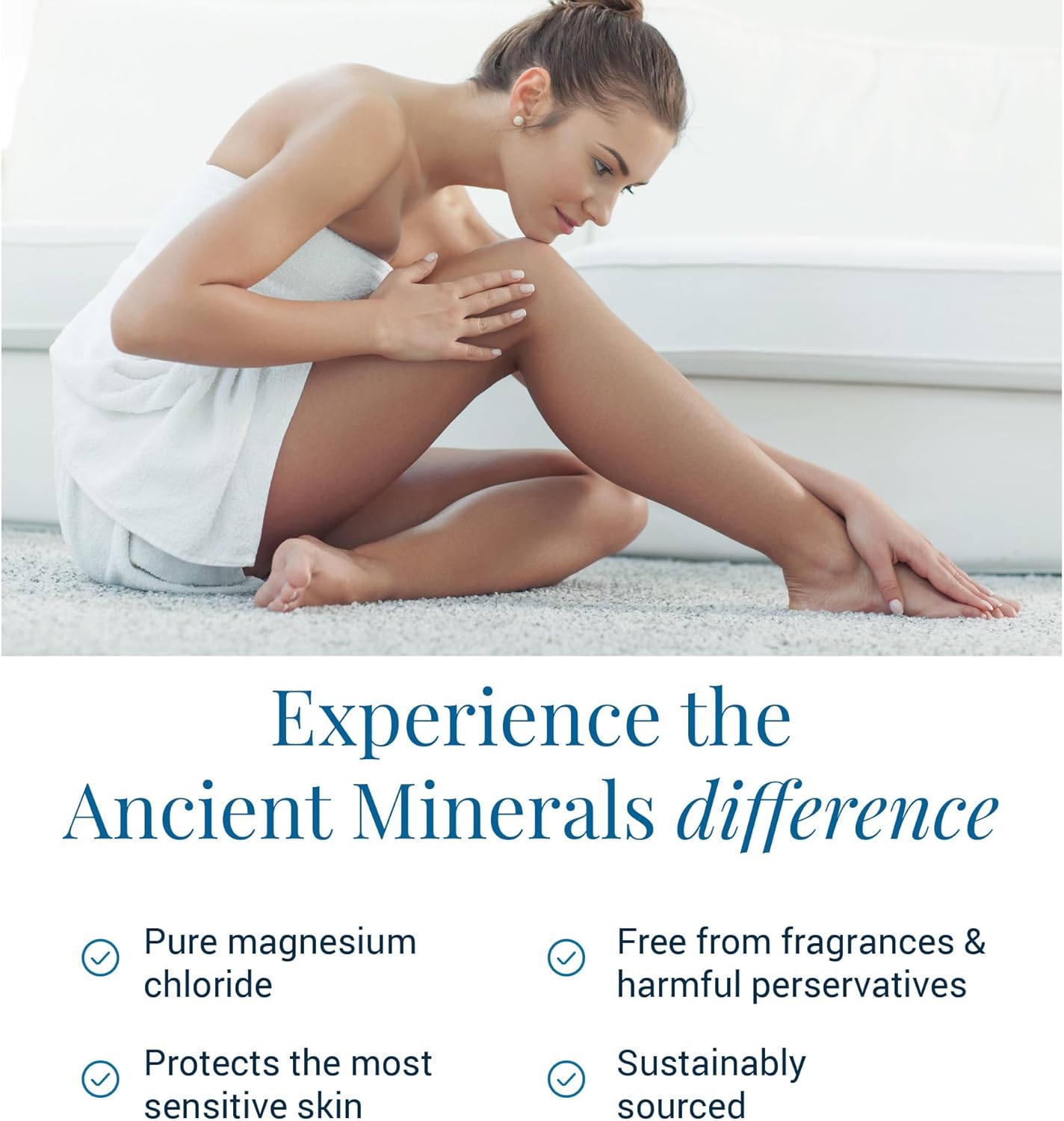 Ancient Minerals Magnesium Bath Flakes - Magnesium Lotion and Lotion Ultra with MSM - Pure Genuine Zechstein Chloride - Image 5