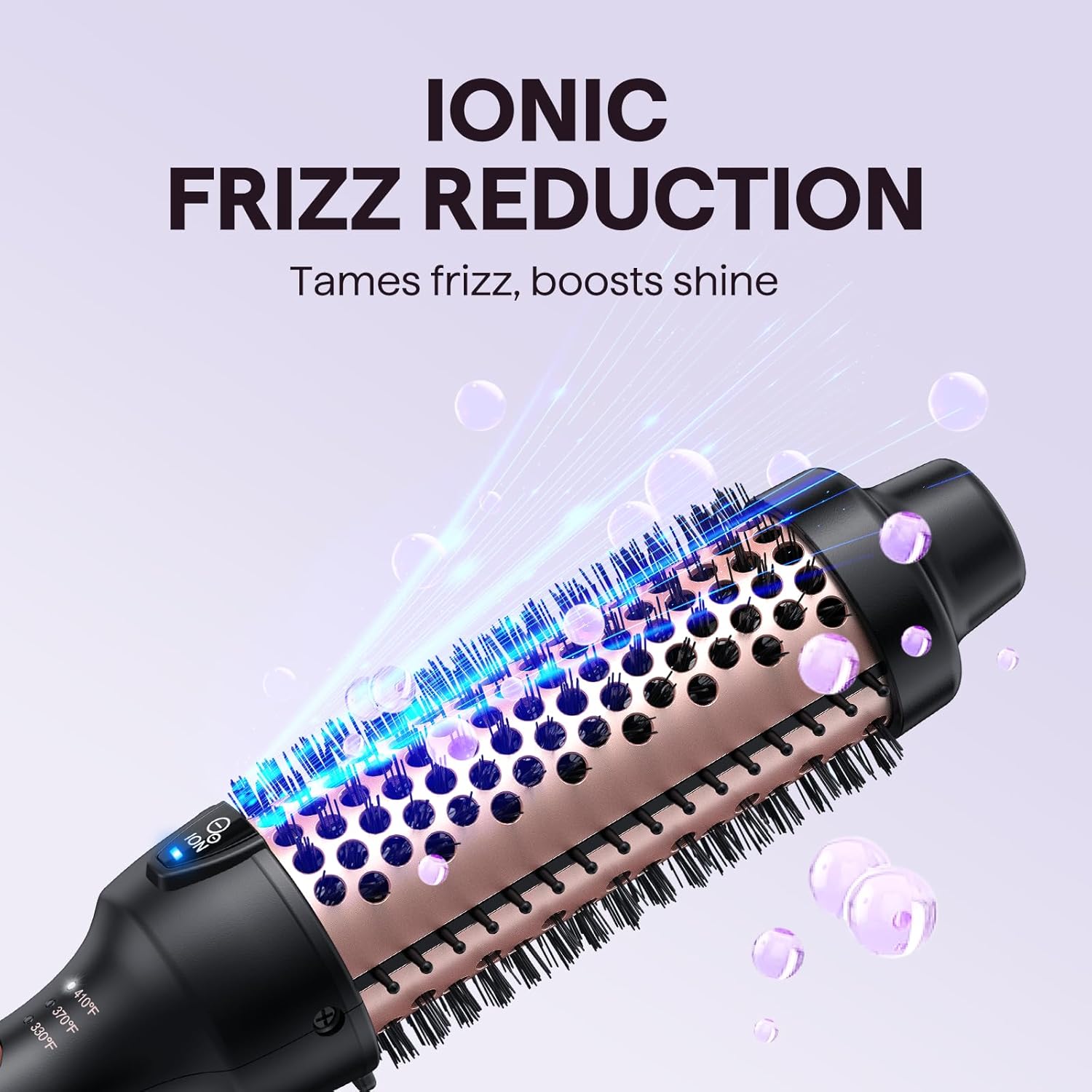 Wavytalk Updated Version Thermal Brush for Blowout Look, Blowout Express 1.5 Inch Ionic Thermal Round Brush Makes Hair Smoother Get Natural Curls, Dual Voltage, Easy to Use - Image 6