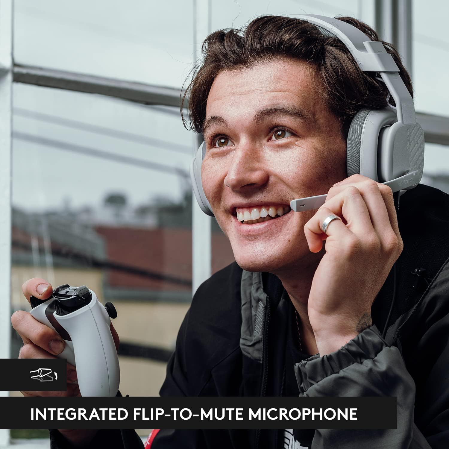 Logitech G Astro A10 Gen 2 Cross-Platform Wired Gaming Headset for PlayStation 5/4, Xbox S|X, Nintendo Switch, PC: 3.5mm Headphone Jack, 32mm Drivers, Flip-to-Mute Mic, Over-Ear - Grey - Image 4