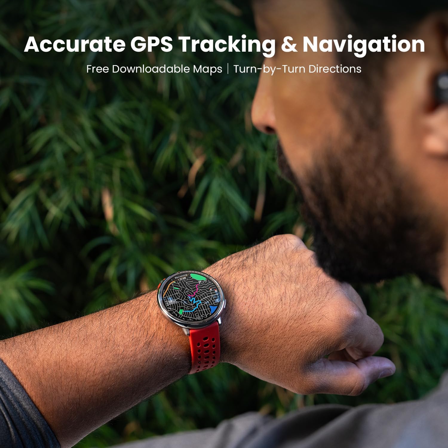 Amazfit Active 2 Premium Smart Watch Fitness Tracker (Round) for Android & iPhone, 10 Day Battery, Water Resistant, GPS Maps, Heart & Sleep Monitor, HYROX Mode, Sapphire Glass, Leather + Sport Strap - Image 6