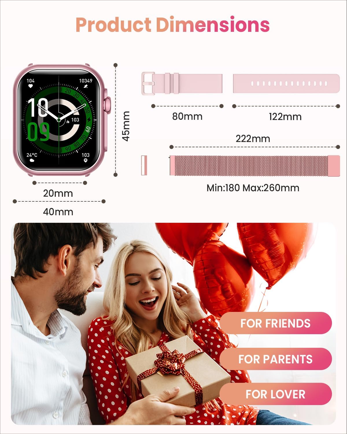Smart Watch for Men for Android iPhone: Smart Watch with 30 Day+Battery Life Make/Answer Call Sleep Heart Rate SpO2 Monitor IP68 Waterproof 120+ Sport Mode Fitness Tracker Watch Pedometer Reloj 2 Band - Image 9