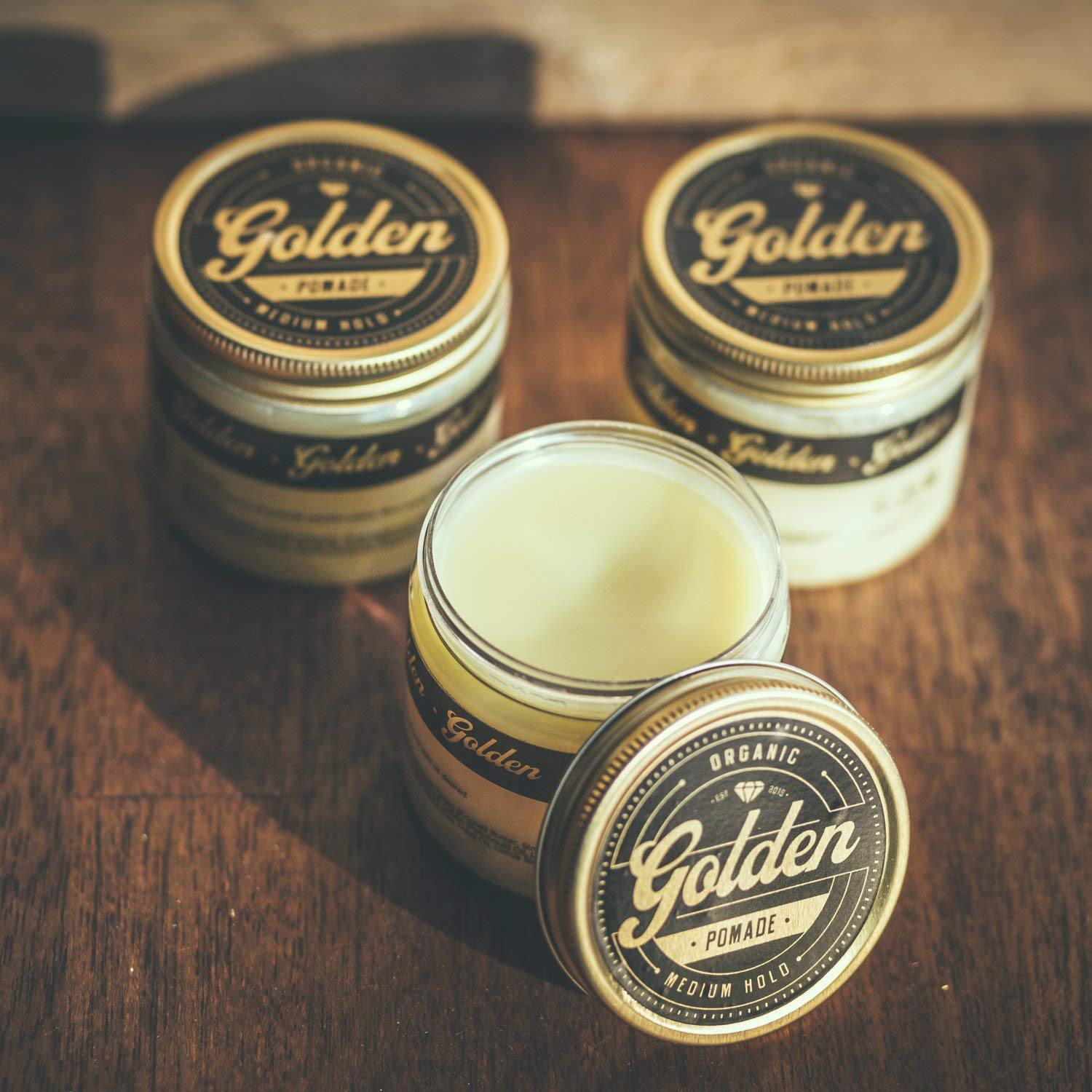 6.7 Oz Organic & Natural Hair Pomade Wax & Oil Base - Made in Denmark - Perfect Shine effect - Medium and Flexible Hold - UNISEX -Organic - Image 3