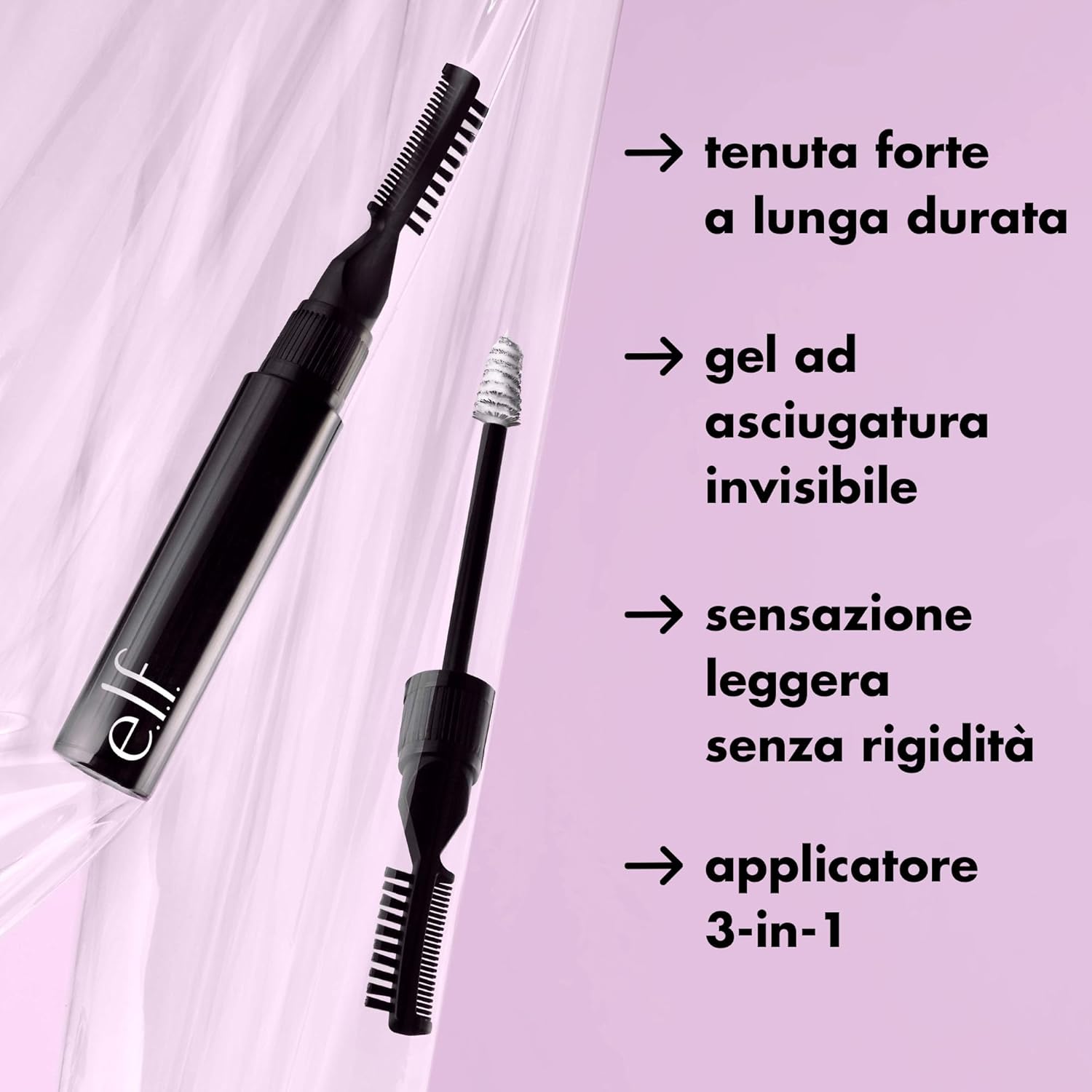 e.l.f. Brow Laminating Gel, Strong-Hold, Clear-Drying & Water-Resistant Brow Gel Creates Laminated Brows, Comb & Sculpt Brows, Vegan & Cruelty-free - Image 7