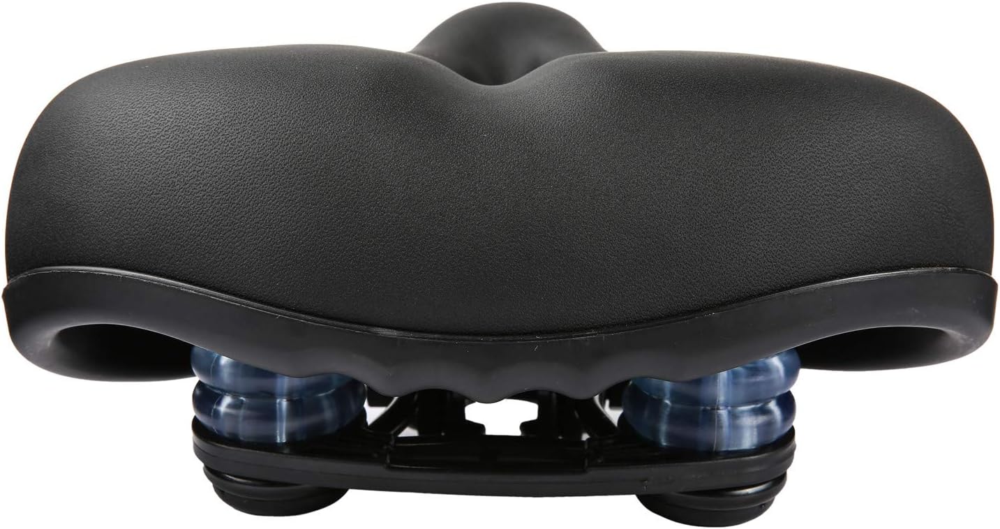 Comfortable Seat Cushion for Men Women with Dual Shock Absorbing Ball Memory Foam Wide Bicycle Saddle Fit for City Bikes MTB - Image 5