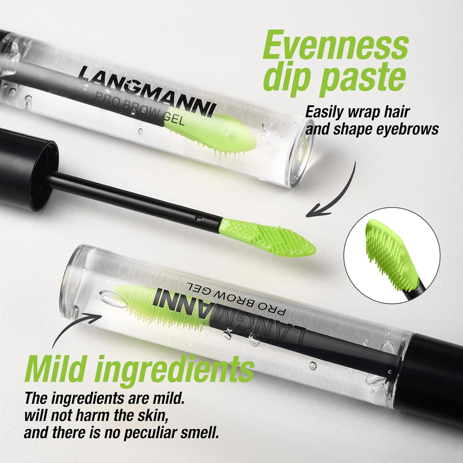 Jolilab 3 Pcs Clear Eyebrow Setting Gel, Brow Fix Gel Lock Brow Glue Eyebrow Shaping Gel Lightweight Waterproof And Sweat-Proof Eyebrow Repair Liquid Brows Styling for Natural Brows Beauty(3 Count) - Image 6