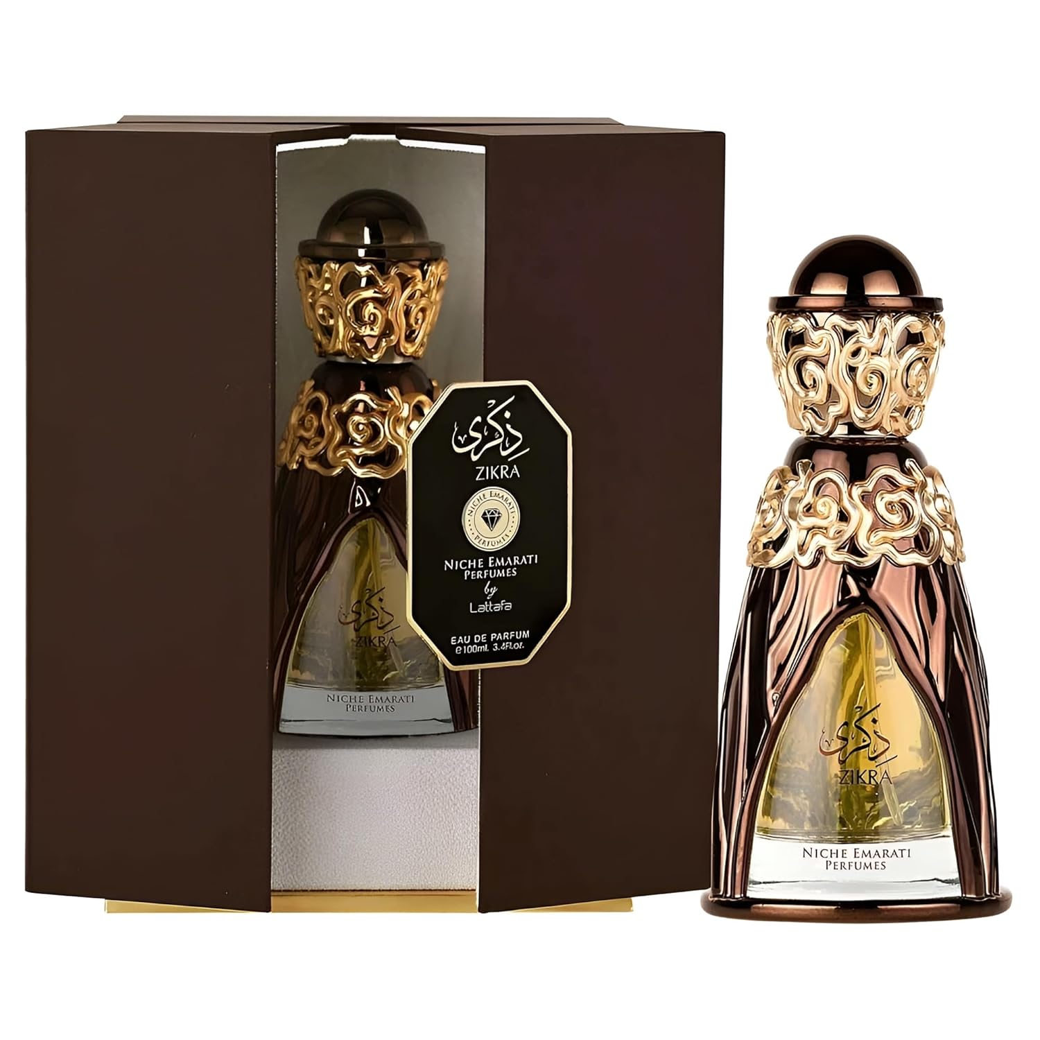 Lattafa Niche Emarati Zikra for Unisex Eau de Parfum Spray, 3.4 Ounce / 100 ml - Image 5