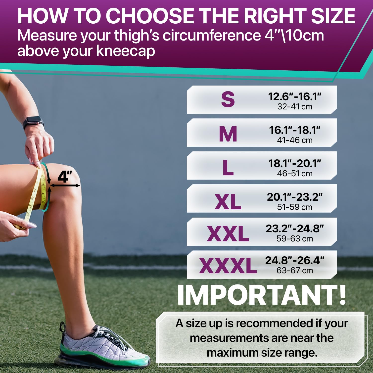 DR. BRACE ELITE Knee Brace with Size Stabilizer (2 Pack) Knee Brace for Women & Men, Workout, Sports, Daily Knee Compression Sleeve for Maximum Knee Pain Support & Fast Recovery (Galaxsis, Large) - Image 3