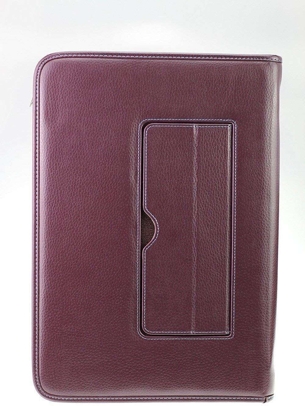 Contour Series - Purple Heavy Duty Leather Protective Case - Compatible with Jumper EZbook A5 14 inch FHD Ultra-Thin Laptop - Image 4
