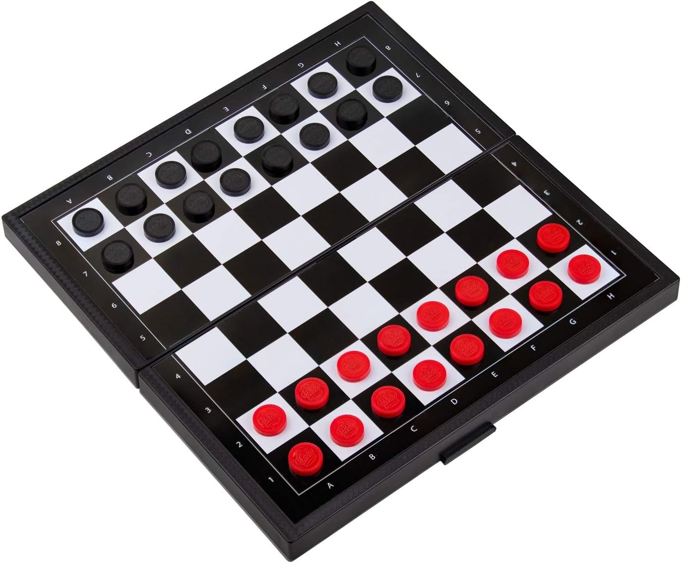 Magnetic Checkers Board Game and Magnetic Checker Pieces, 9.8 x 9.8 inches Mini Portable Travel Set - Image 6