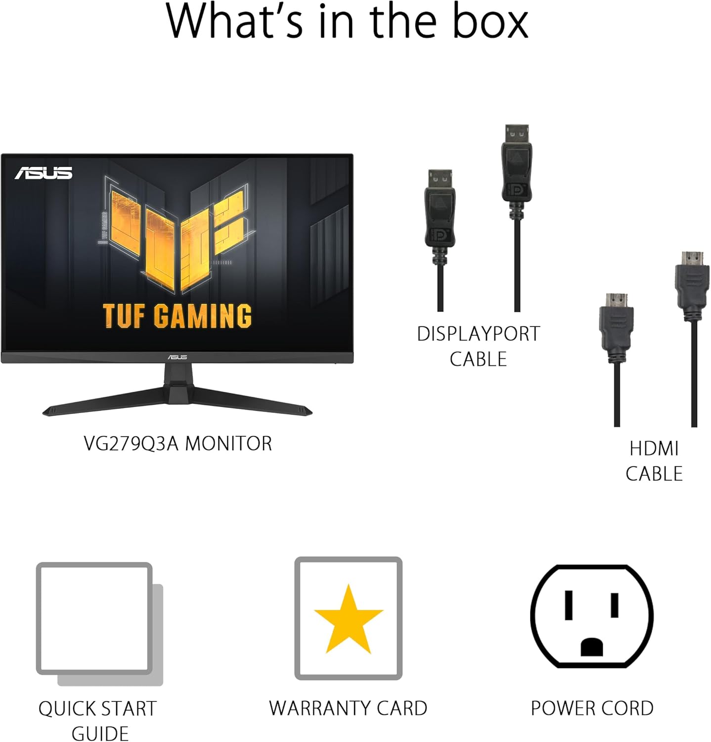 ASUS TUF Gaming 25” (24.5 viewable) 1080P Gaming Monitor (VG259Q3A) – FHD, 180Hz, 1ms, Fast IPS, Extreme Low Motion Blur, FreeSync, Variable Overdrive, Speakers, 99% sRGB, Shadow Boost 3yr Warranty - Image 8