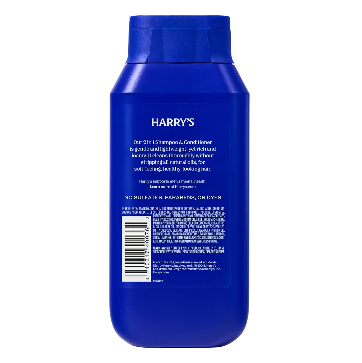 Harry's Men's 2 in 1 Shampoo and Conditioner for All Hair Types, Aspen Scent, 14 Fl Oz, Pack of 3 - Image 10