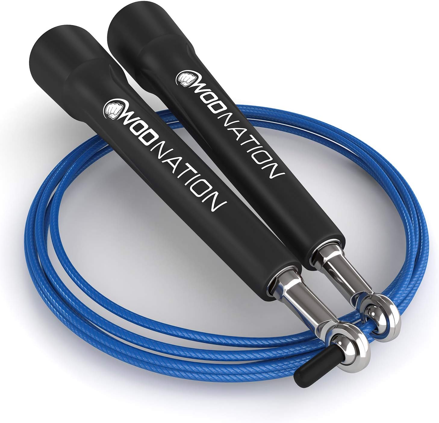 WOD Nation Adjustable Speed Jump Rope For Men, Women & Children - Blazing Fast Fitness Skipping Rope Perfect for Boxing, MMA, Endurance - Image 3