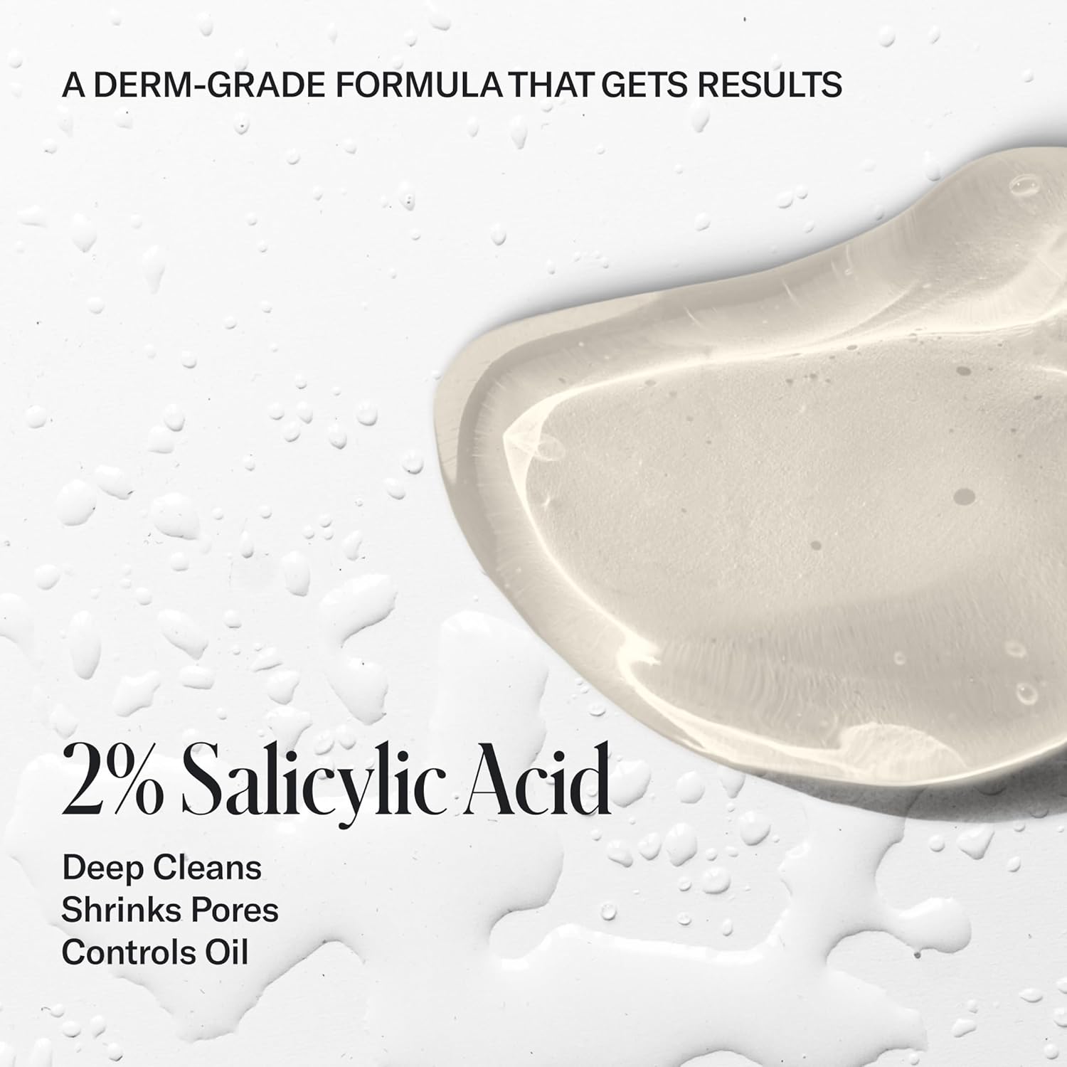 Geologie Acne Control Face Wash | 2% Salicylic Acid Exfoliating Cleanser | Clears Skin, Controls Oil & Prevents Breakouts | Clean Citrus Scent | For Men & Women | 6 fl oz - Image 5