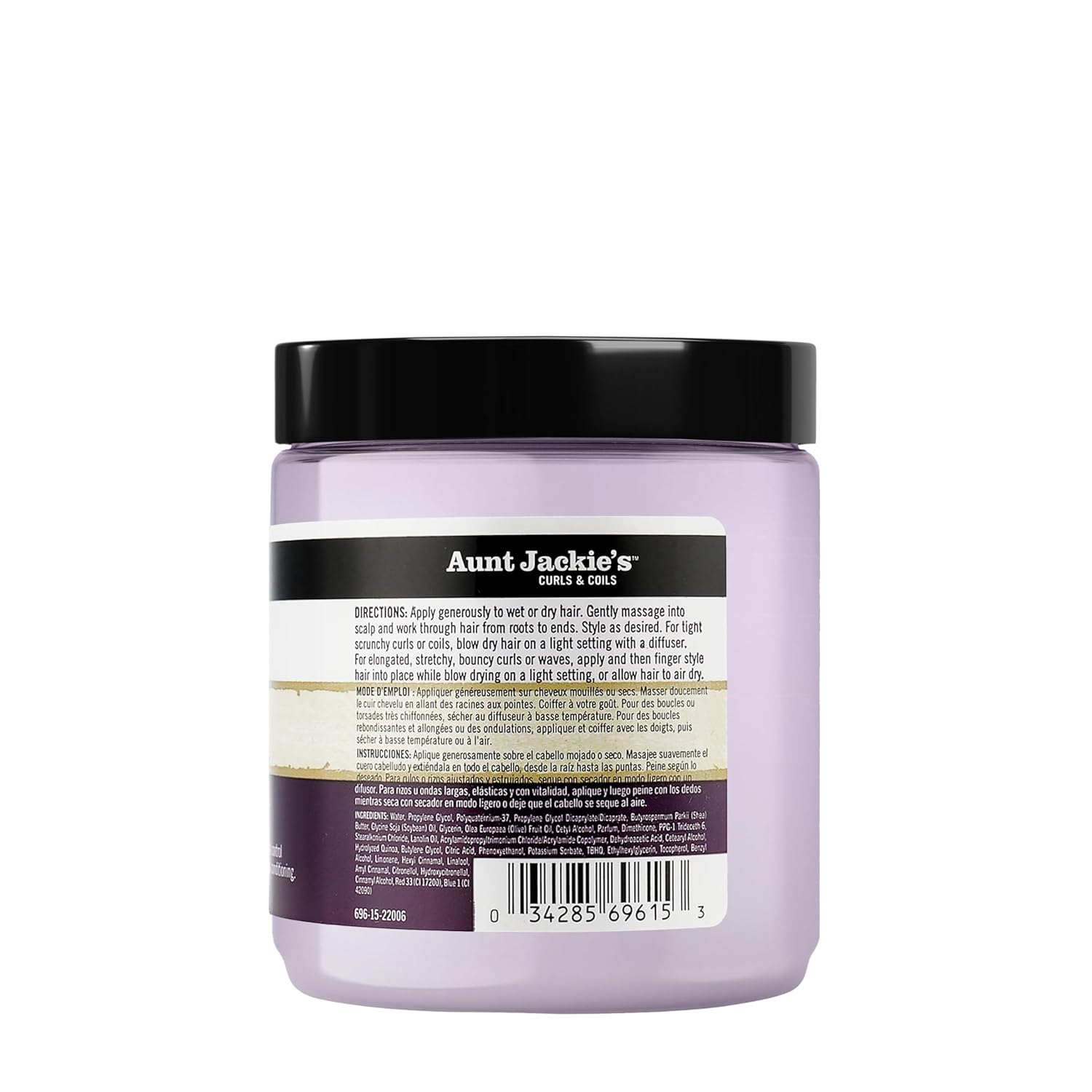Aunt Jackie's Curl La La, Lightweight Curl Defining Custard, Enriched with Shea Butter & Olive Oil, Basic, 15 Ounce - Image 10