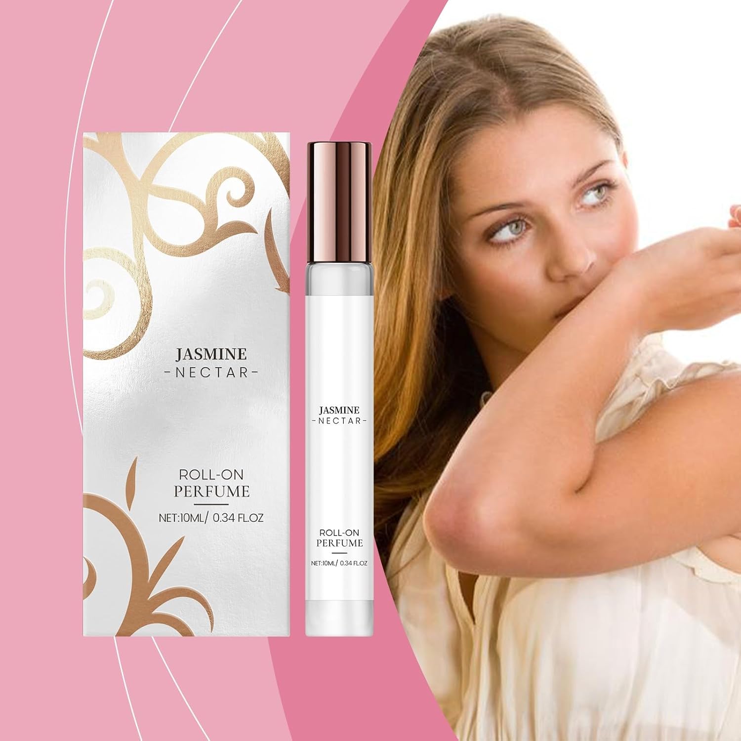 Roll-On Perfume for Women | Portable Roller Perfume | Long-lasting Sweet | Enhance Your Romance and Attraction| Jasmine Scent,10ML - Image 5
