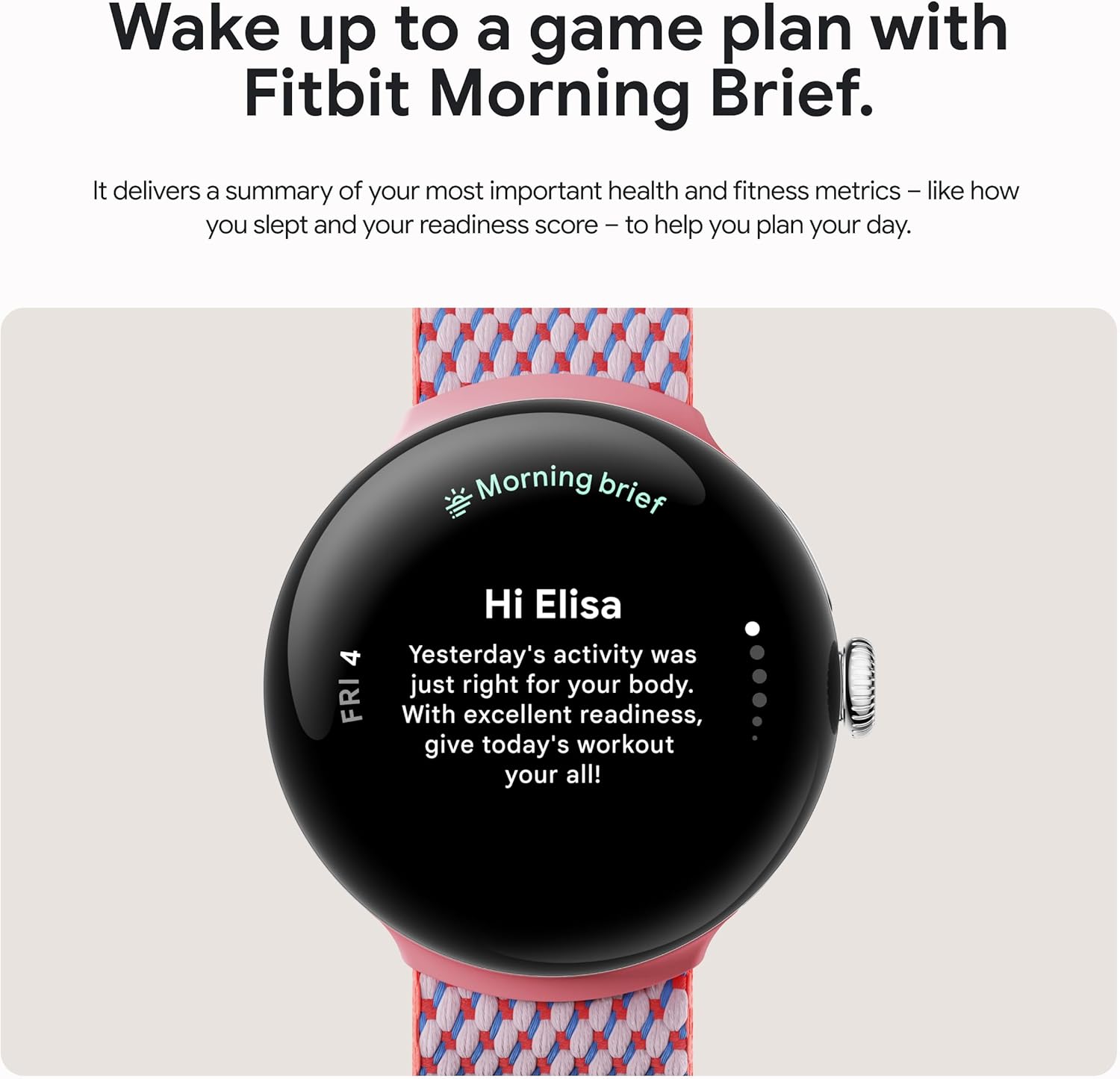 Google Pixel Watch 3 (45mm) Latest Model - Android Smartwatch, Heart Rate Tracking, Fitbit Advanced Running, Fitness Insights, 24-Hour Battery - Matte Black Aluminum Case - Obsidian Band - Wi-Fi - Image 8