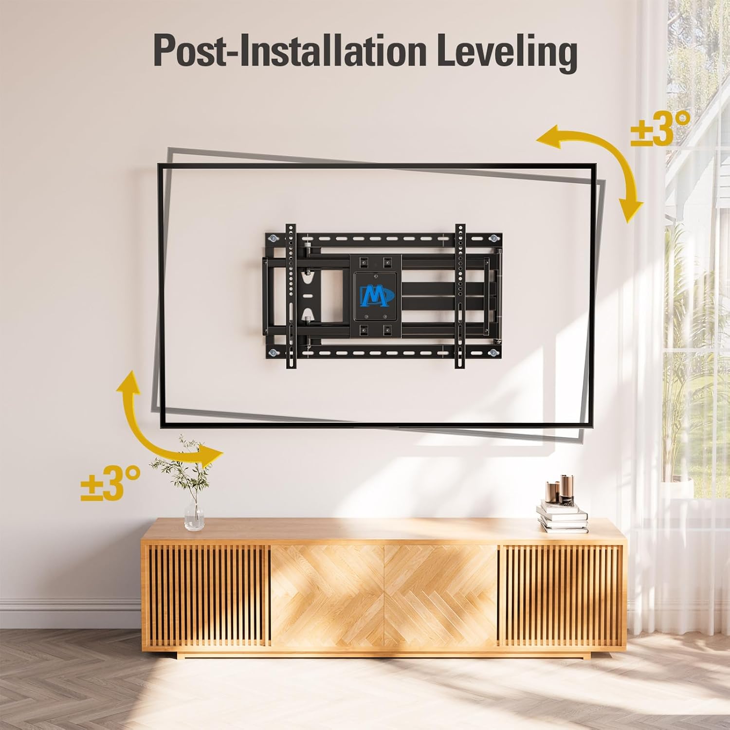 Mounting Dream Long Arm TV Wall Mount for Most 42-90 Inch TV, 40 Inch Extension TV Mount Swivel and Tilt, Full Motion Mount Fits Max VESA 800x400mm, 150 lbs. Loading, 16”,18”, 24” Studs - Image 8
