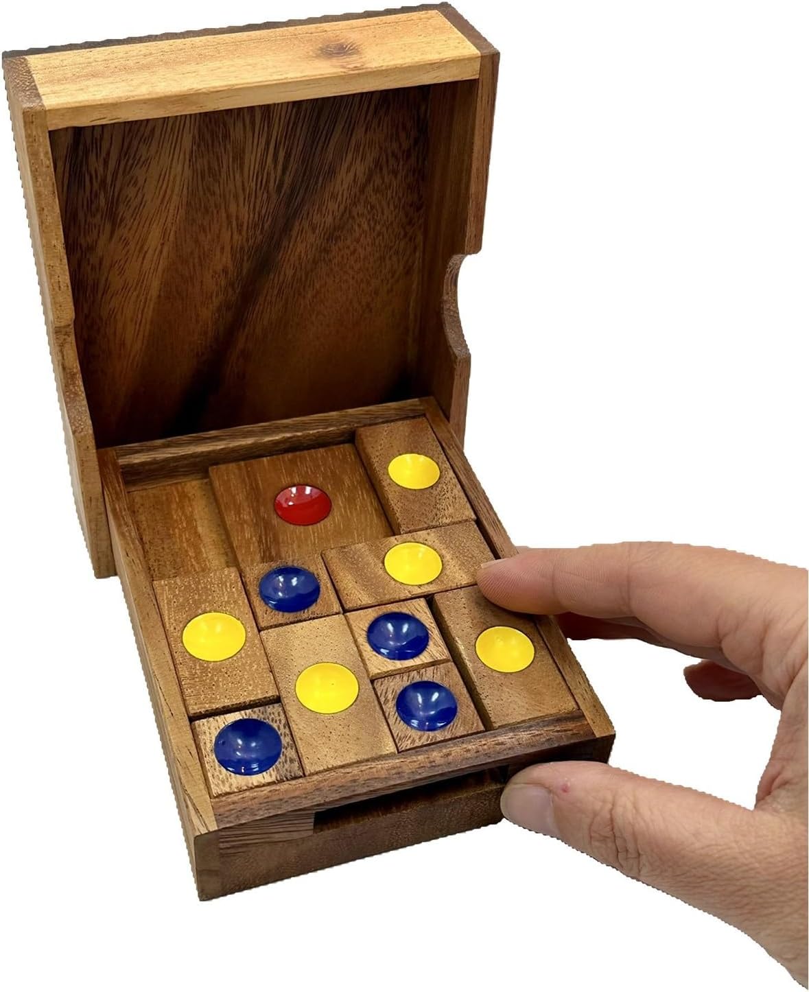 Towards Freedom Wooden IQ Sliding Block Klotski Brain Teaser Puzzle - Travel Game Gift - Image 4