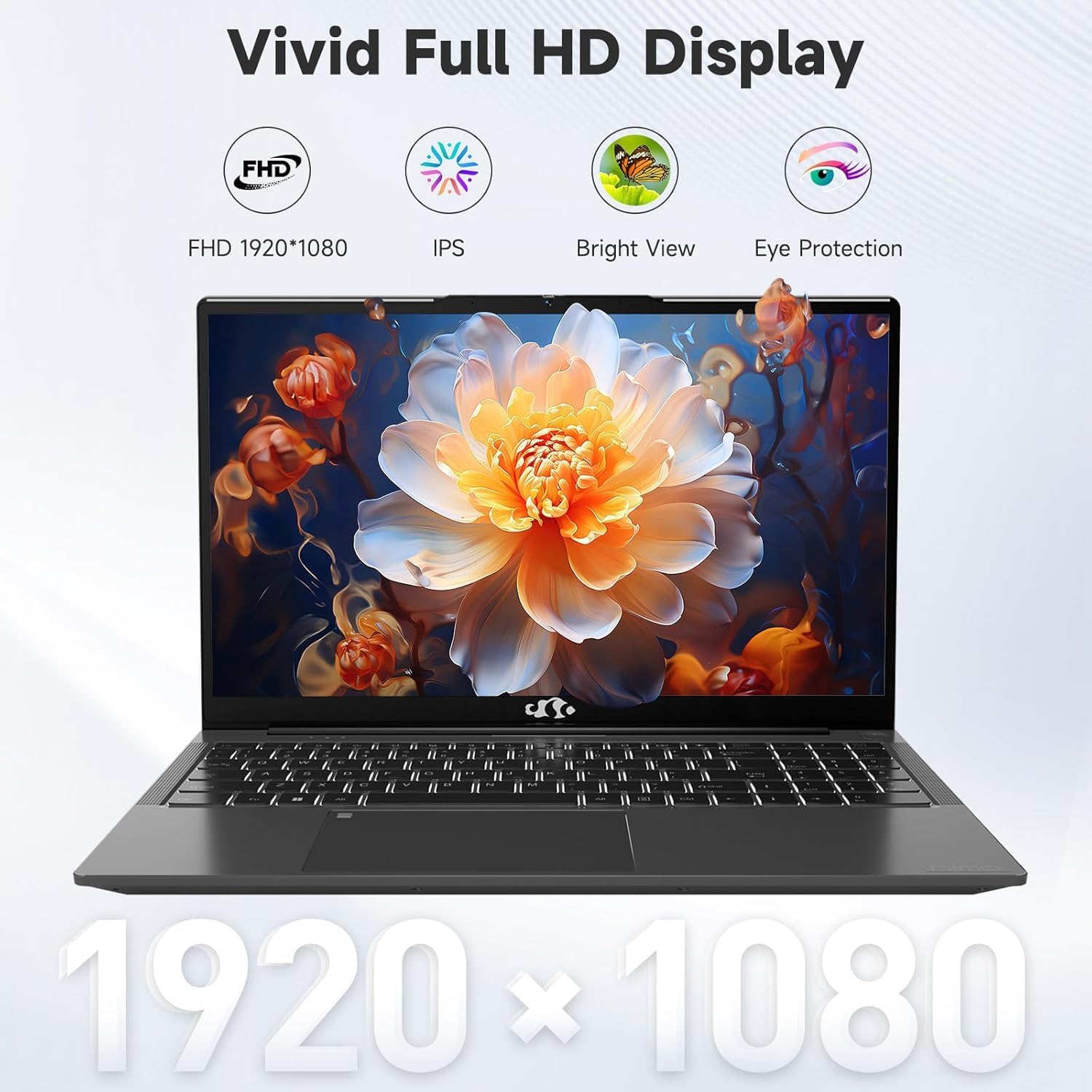 NIMO 15.6" IPS FHD-Business-Laptop, Intel 6 Core i3-1215U 16GB RAM 1TB SSD (Beat i5-1135G7, Up to 4.4GHz) Computer with Backlit Keyboard Fingerprint 65W Type C Wi-Fi 6 Numpad Win 11 - Image 4