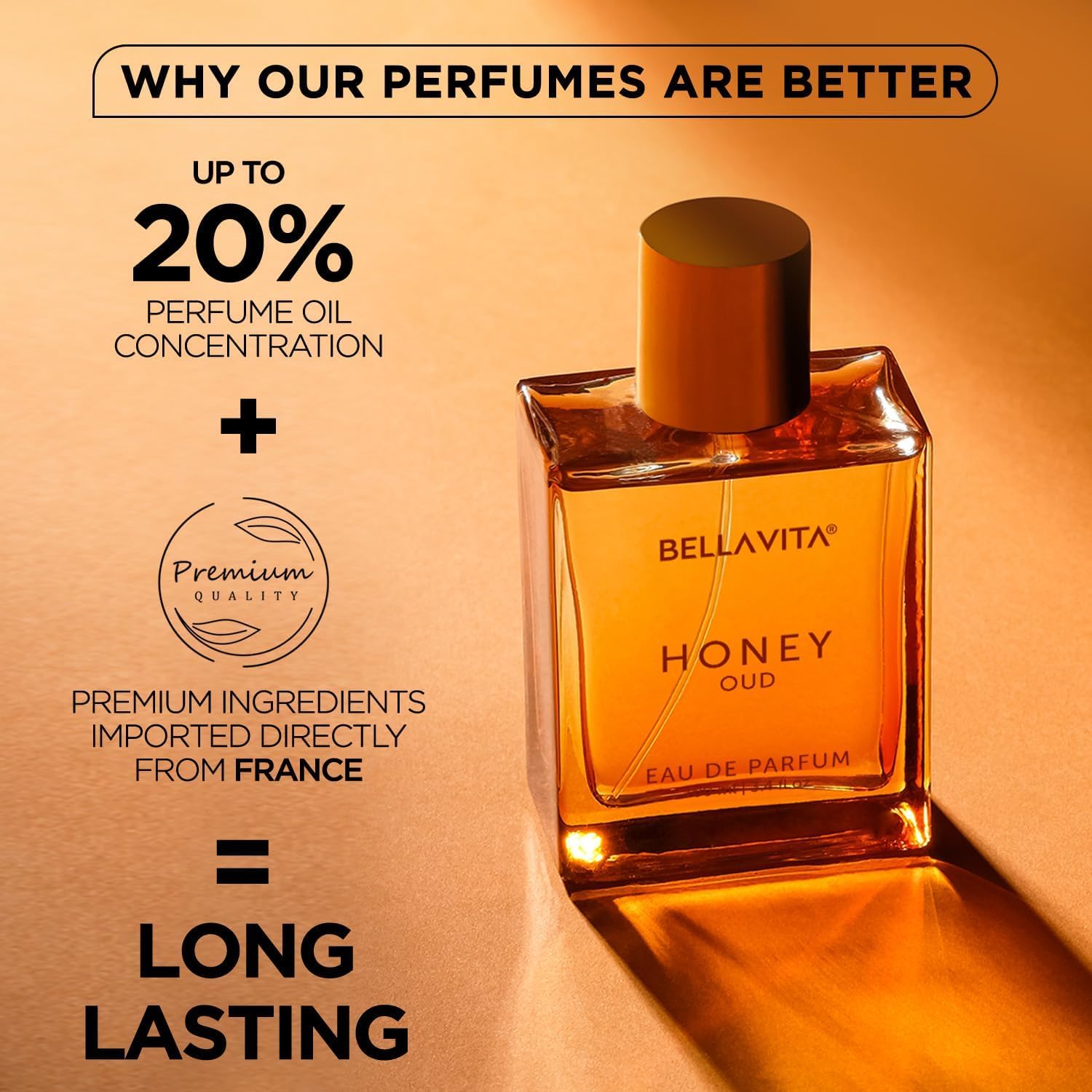 Honey Oud Eau de Parfum (3.4 fl. oz.) | Patchouli, Vanilla, Bergamot, Floral & Spicy + Made with Clean & Vegan Essentials Oils + Cruelty Free | Long-Lasting Unisex Fragrance - Image 7