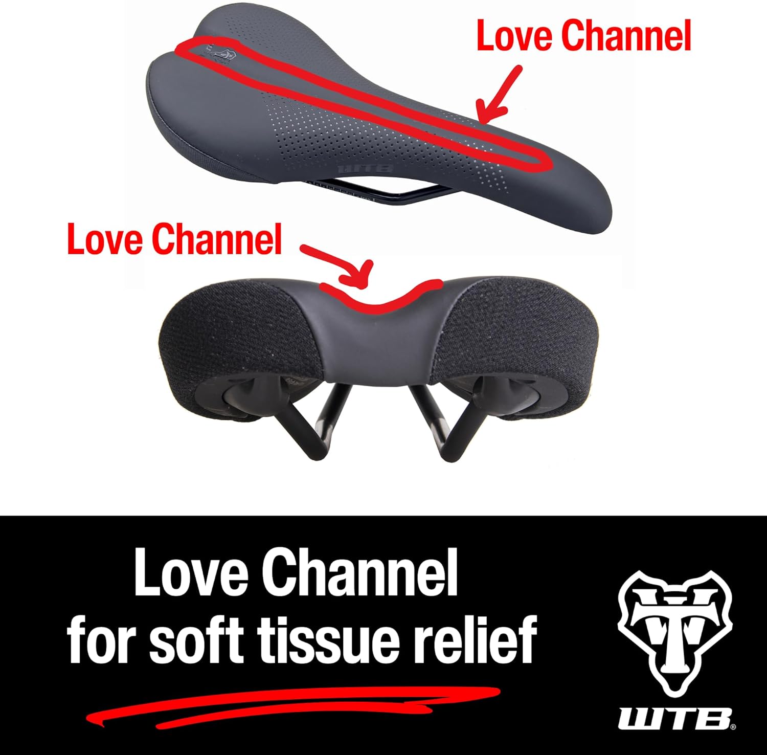 WTB Volt Bike Saddle - Comfortable Medium Thickness Padding, Contoured Shape with a Flex-Tuned Shell - Lightweight MTB Saddle for Optimal Support & Performance - Image 5