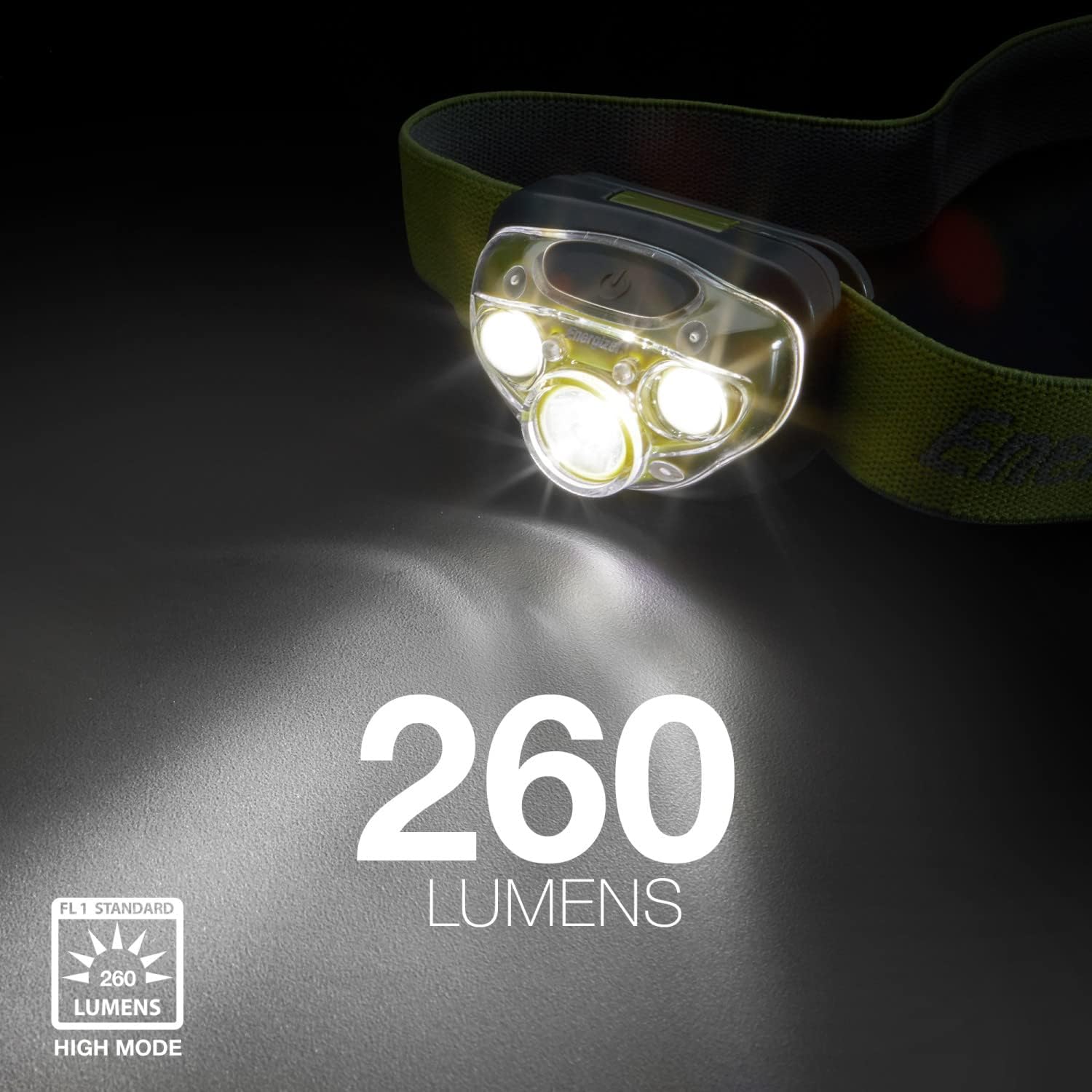 Energizer LED Headlamp Pro260, Rugged IPX4 Water Resistant Head Light, Ultra Bright Headlamps for Running, Camping, Outdoor, Storm Power Outage (Batteries Included) - Image 5