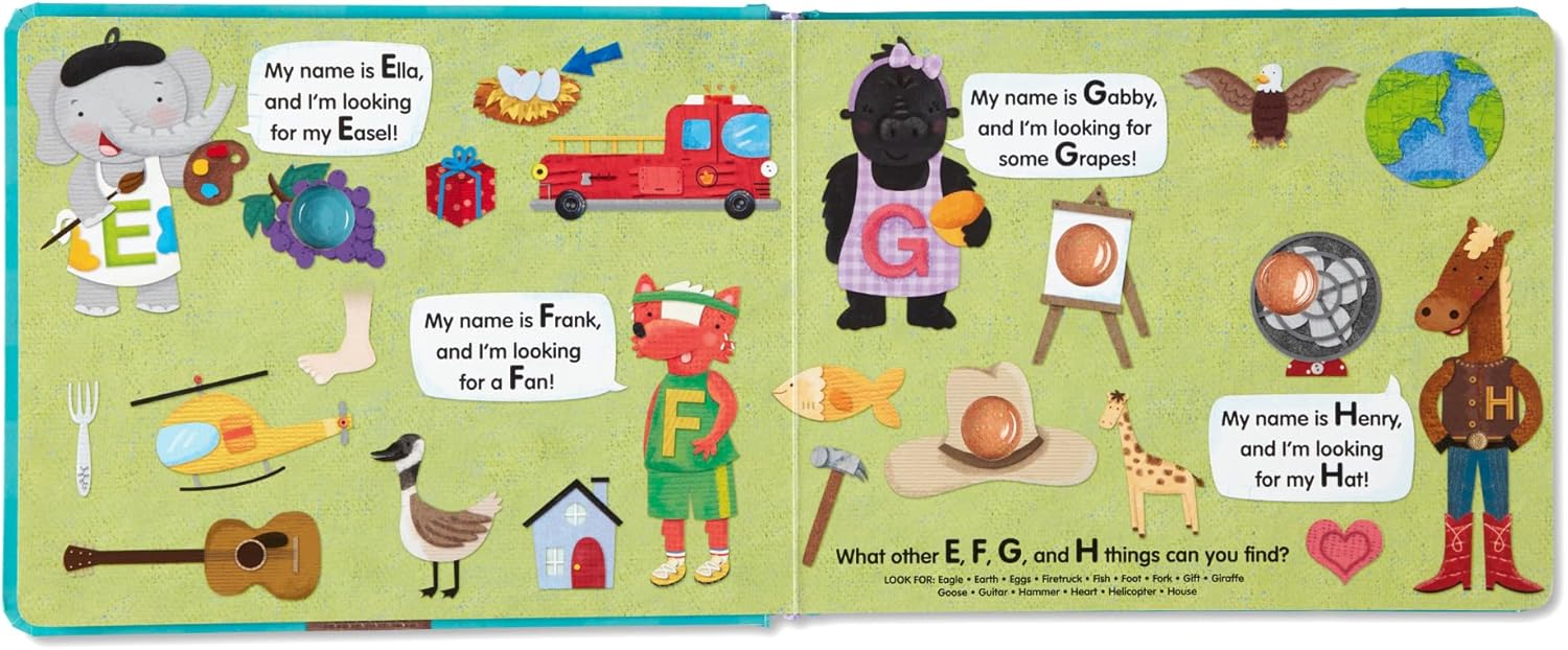Melissa & Doug Children's Book - Poke-a-Dot: An Alphabet Eye Spy (Board Book with Buttons to Pop) - FSC Certified - Image 7