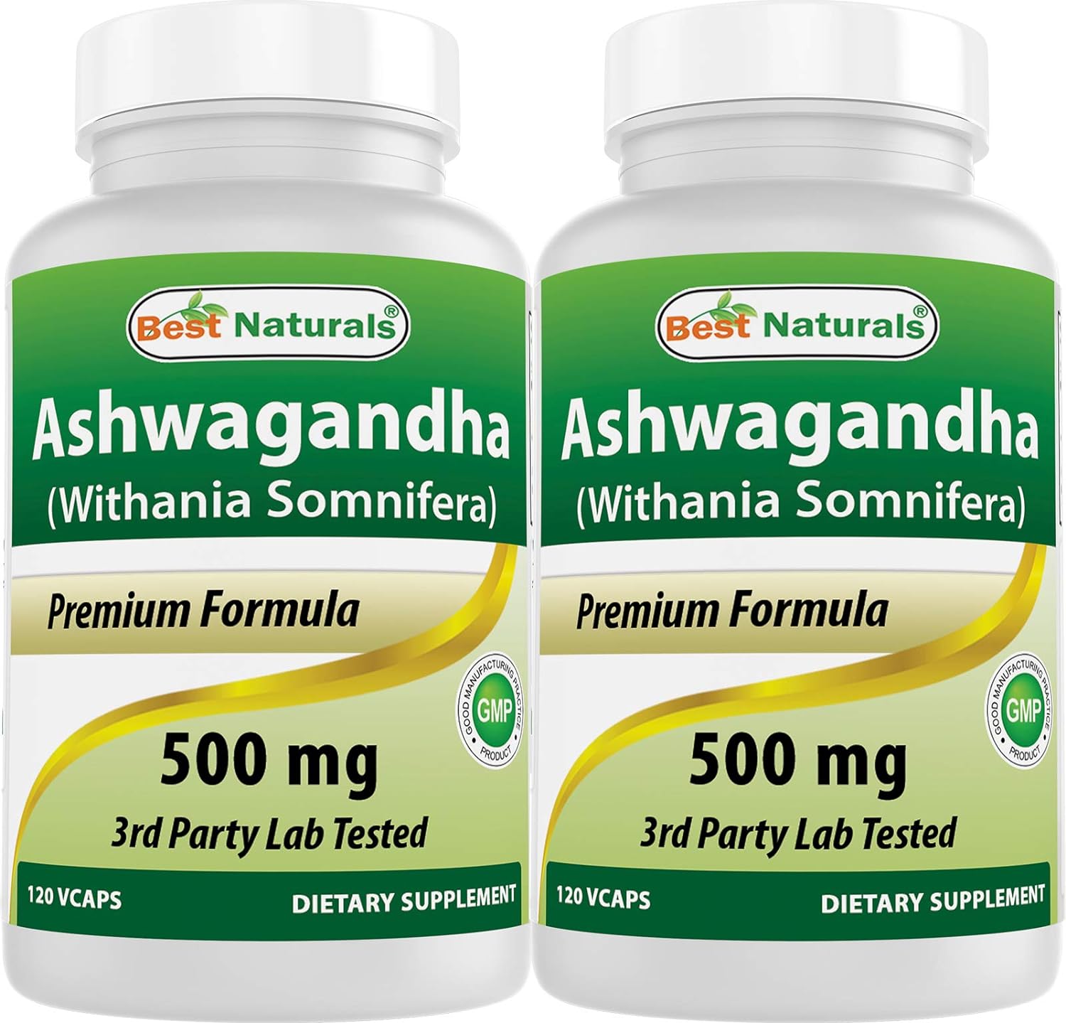 Best Naturals Ashwagandha Extract 500 Mg 120 Capsules (Pack of 2) - Image 2