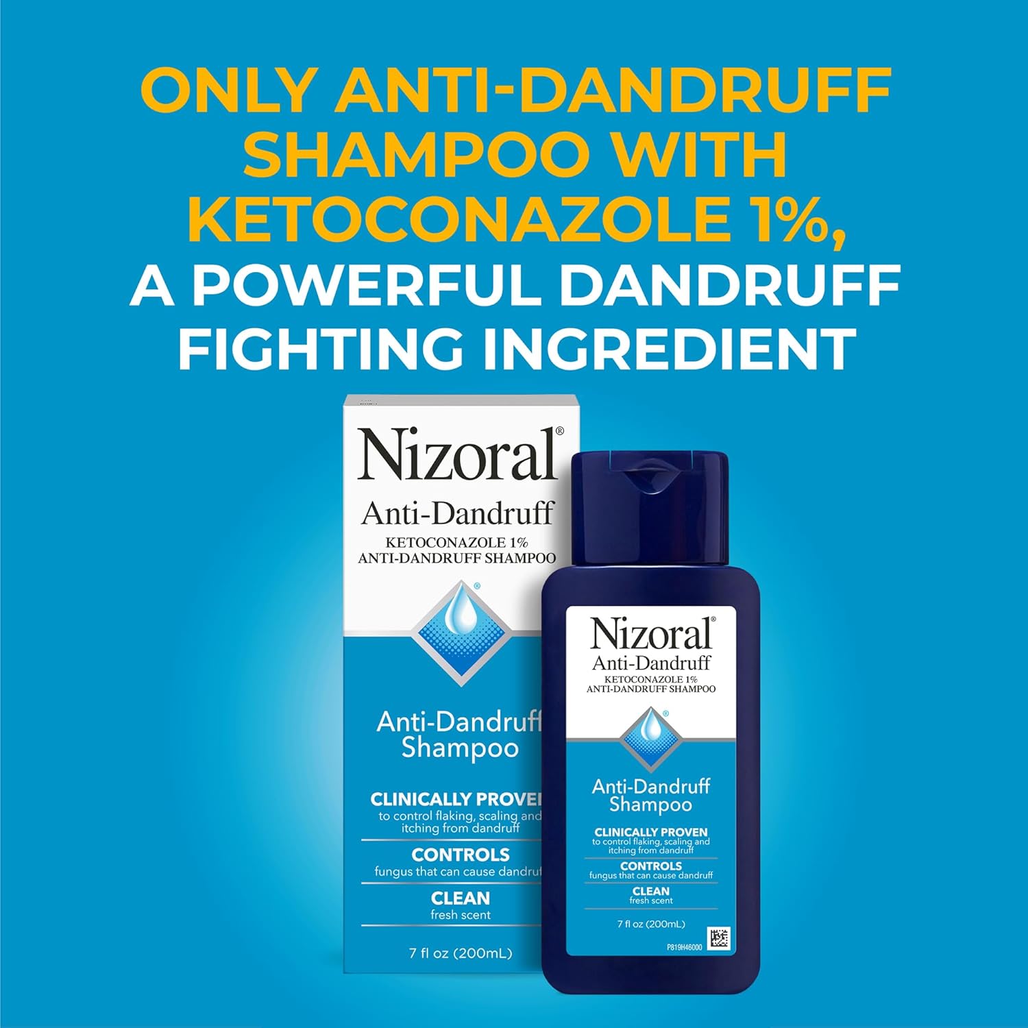 Nizoral Anti-Dandruff Shampoo with 1% Ketoconazole, Fresh Scent, 21 Fl Oz (Pack of 3) - Image 4