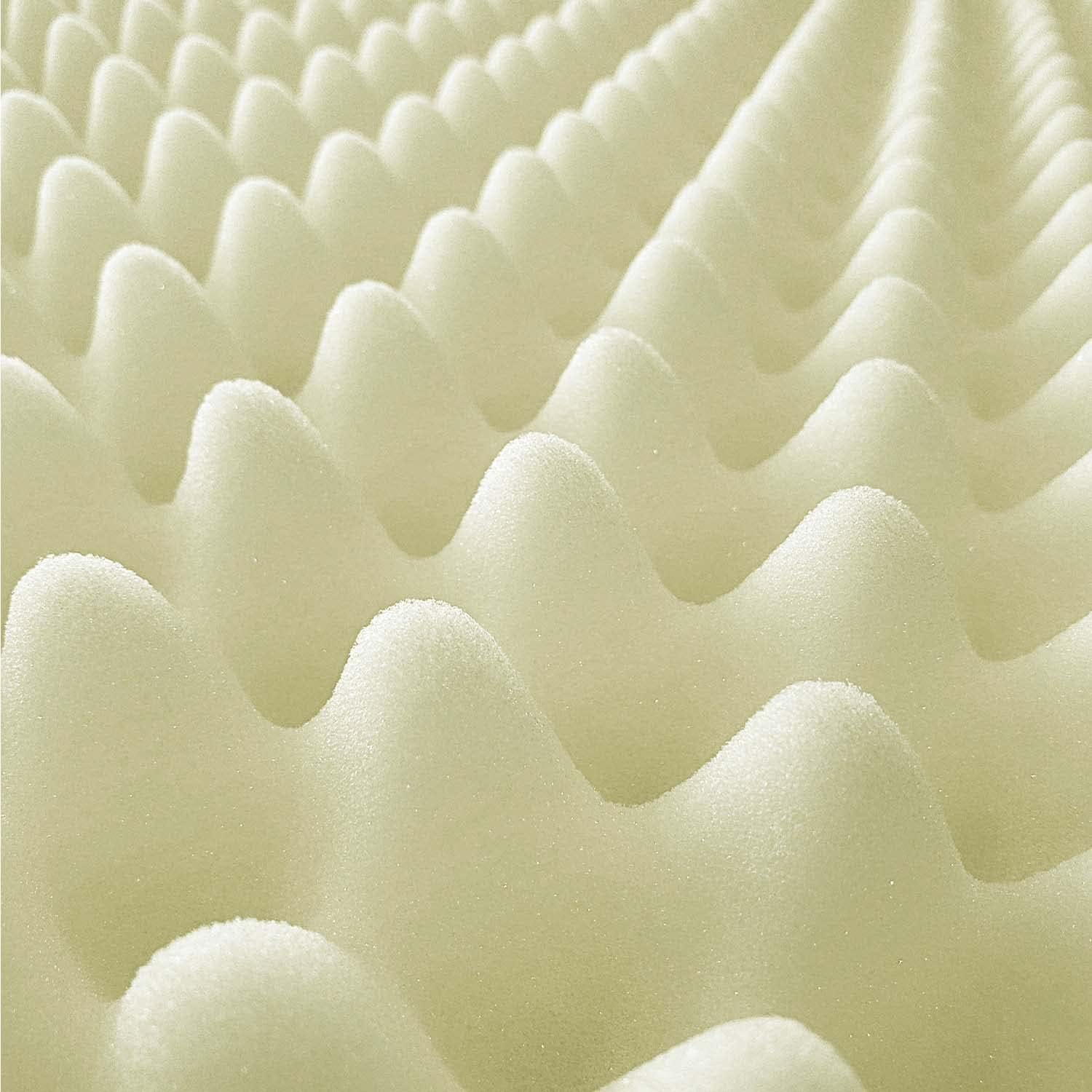 Vaunn Medical Egg Crate Mattress Topper, Fragrance-Free, Dye-Free, Convoluted Foam for Pain Relief on Pressure Sores, Ventilated Therapeutic Support and Recovery, Hospital Bed Twin (79" x 35") - Image 9