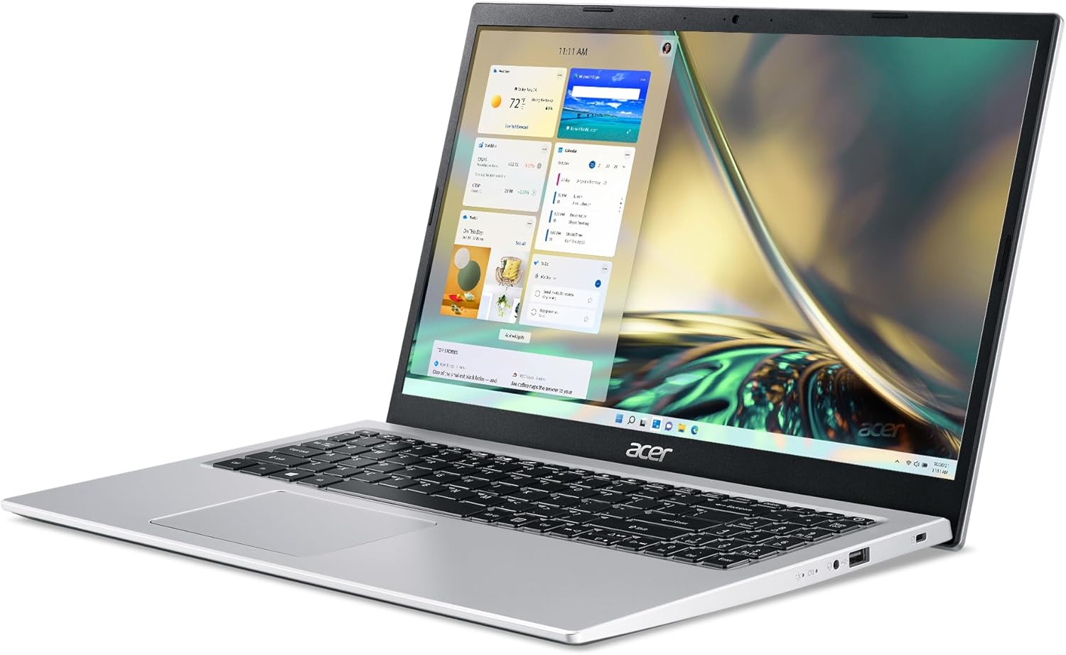 Acer Aspire 3 A315-58-74KE Slim Laptop | 15.6" Full HD Display | Intel Core i7-1165G7 Processor | Intel Iris Xe Graphics | 8GB DDR4 | 512GB PCIe Gen4 SSD | Wi-Fi 6 | Windows 11 Home | Pure Silver - Image 7