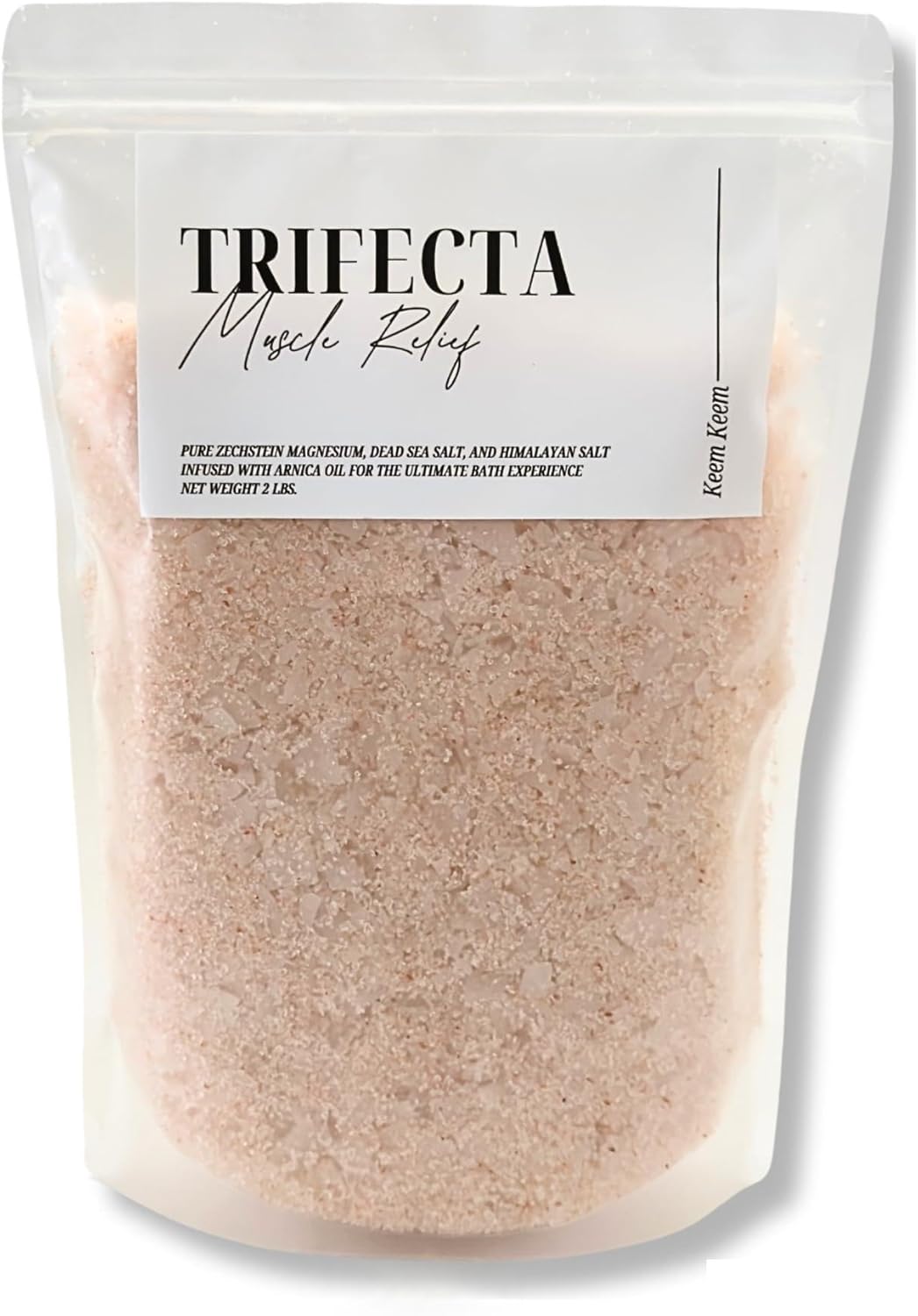 Trifecta Muscle Relief Bath Soak – 2 lb Bag | Extra Strength Arnica & Magnesium Blend | Zechstein Flakes + Dead Sea Salt for Soreness, Swelling & Joint Recovery - Image 2
