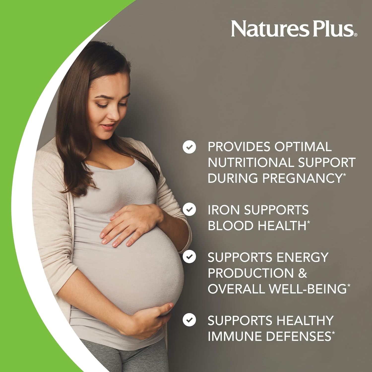 Natures Plus Source of Life Prenatal Liquid, Tropical Fruit - 30 fl oz - Multivitamin & Mineral Supplement - Nutritional Support During Pregnancy - Gluten Free, Vegetarian - 30 Servings - Image 5