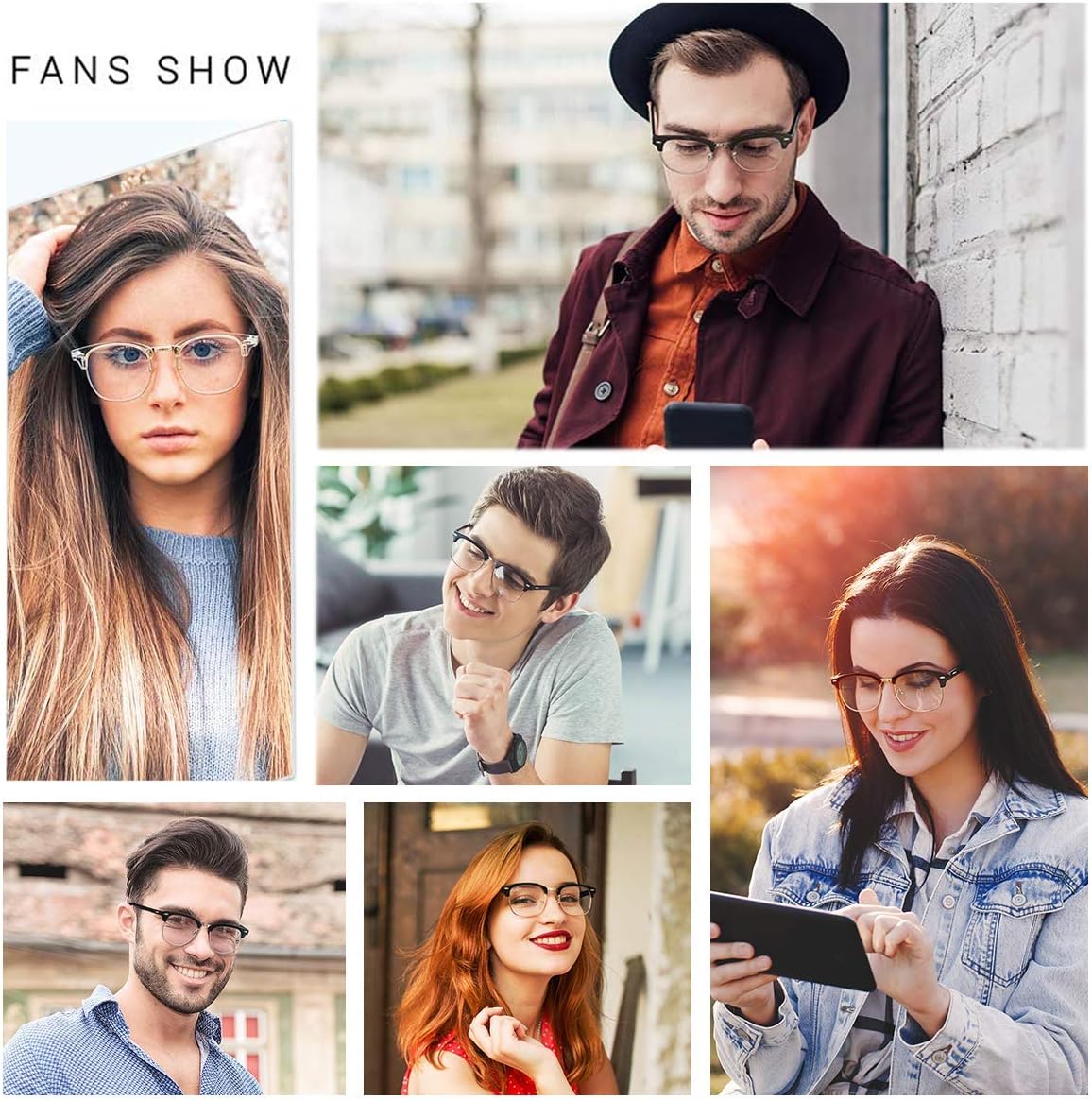 Blue Light Blocking Glasses,Computer/Gaming/Screen Glasses for Women or Men,Anti Blue Light & UV - Image 5