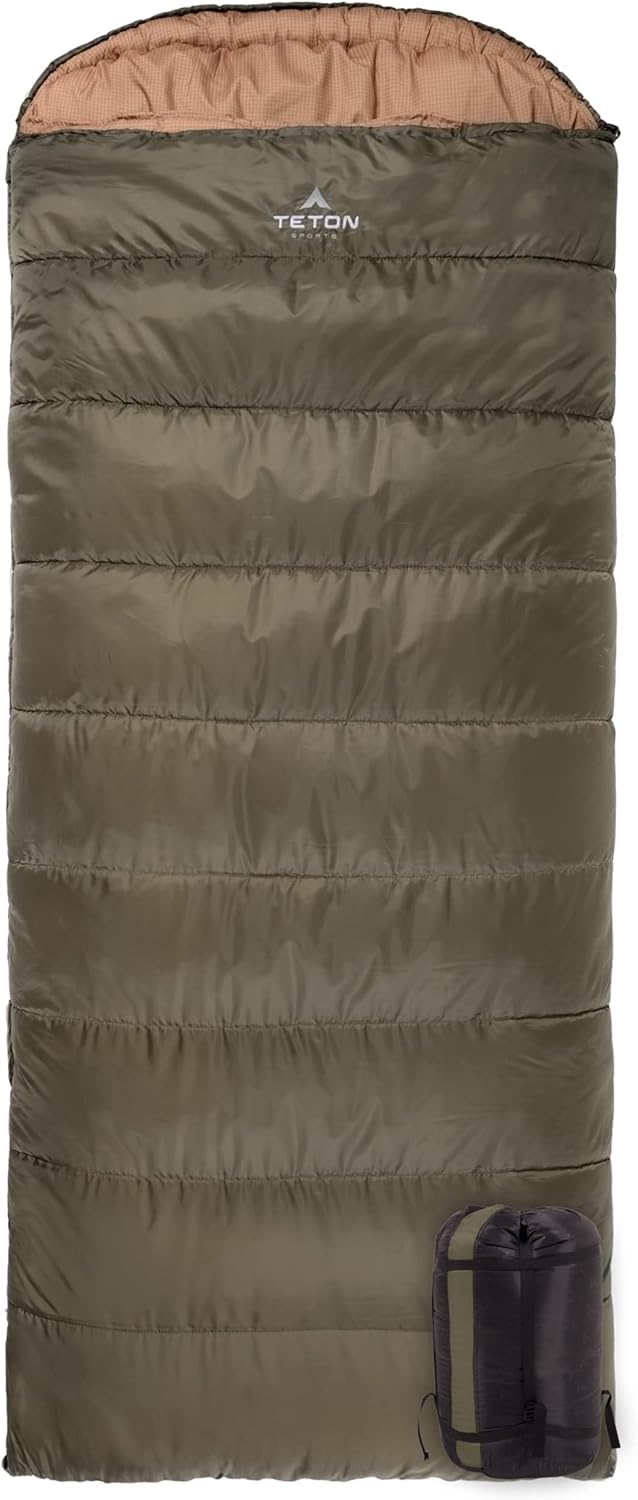 TETON Celsius XL, -25F, 20F, 0F Degree Sleeping Bags, All Weather Warm Sleeping Bag for Adults and Kids, Camping Season, Compression Sack Included - Image 2