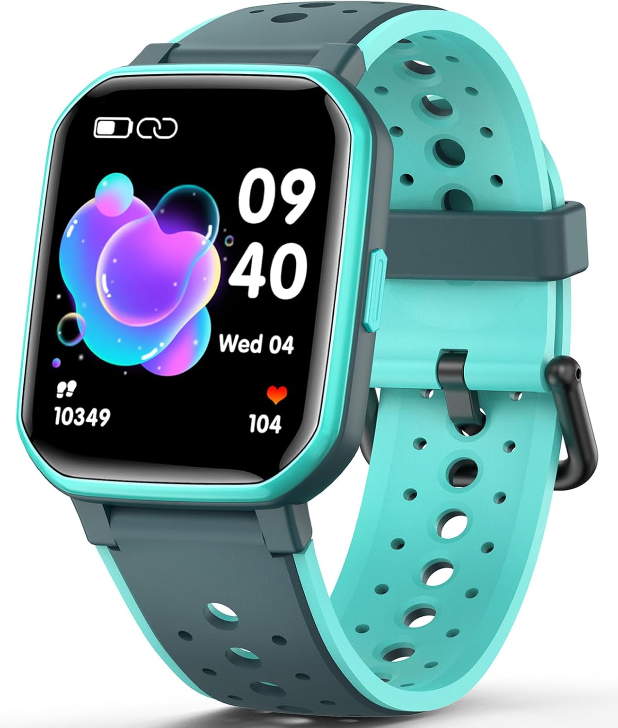 Smart Watch for Kids Teens, No Phone Needed Fitness Tracker Boy Girls Watch with 19 Sport Modes, Pedometer, Sleep Monitor, Kids Watch Birthday Gifts Toy Gift for Girls Boys 6-16 (Green) - Image 2